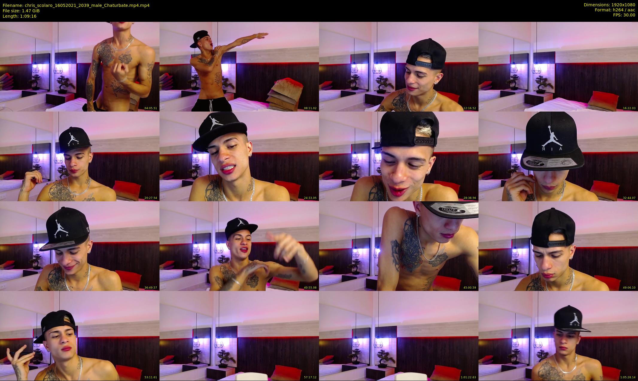chris_scolaro — 70 minute Chaturbate male cam show recording, 1080p, May 16, 2021
