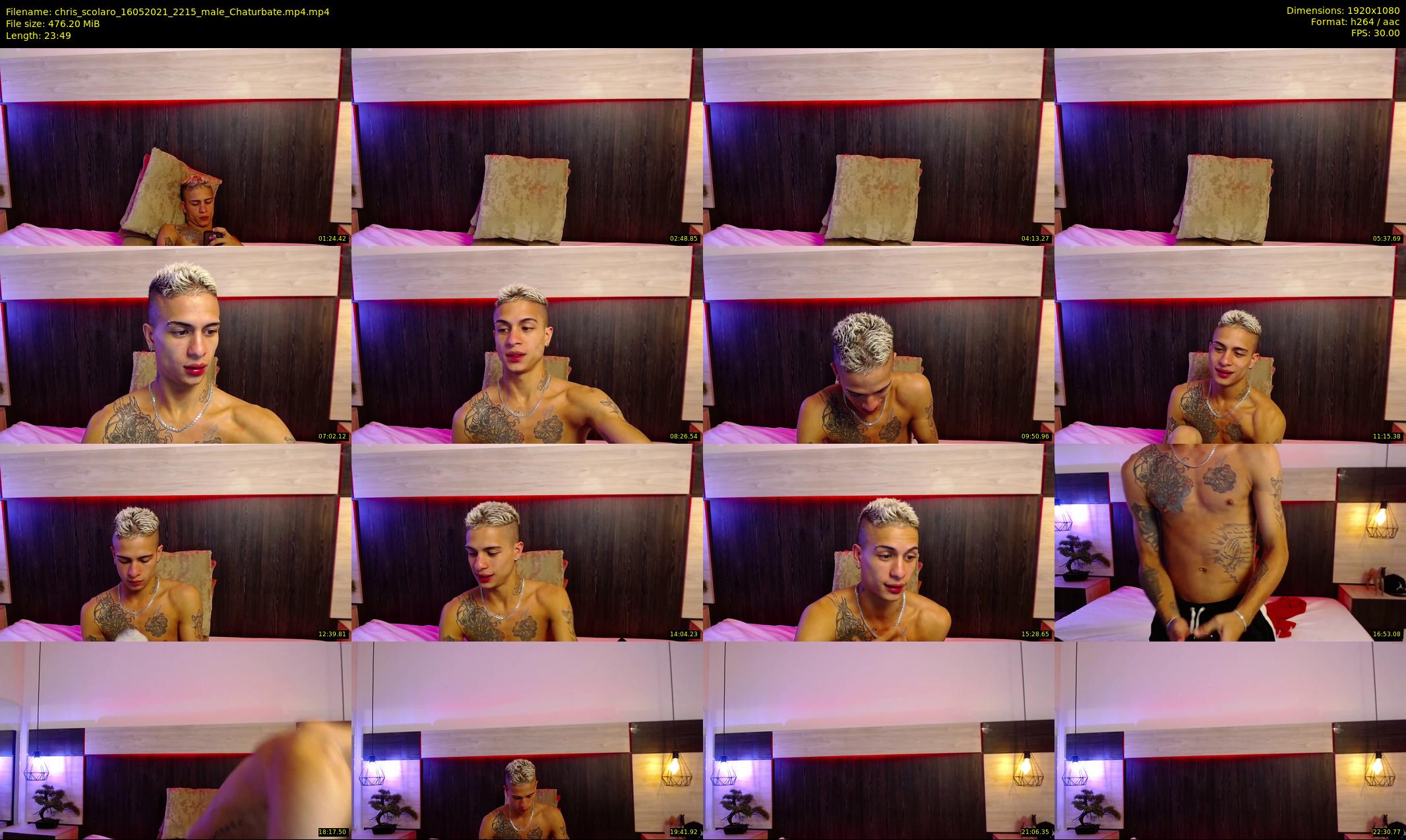 chris_scolaro — 24 minute Chaturbate male cam show recording, 1080p, May 16, 2021