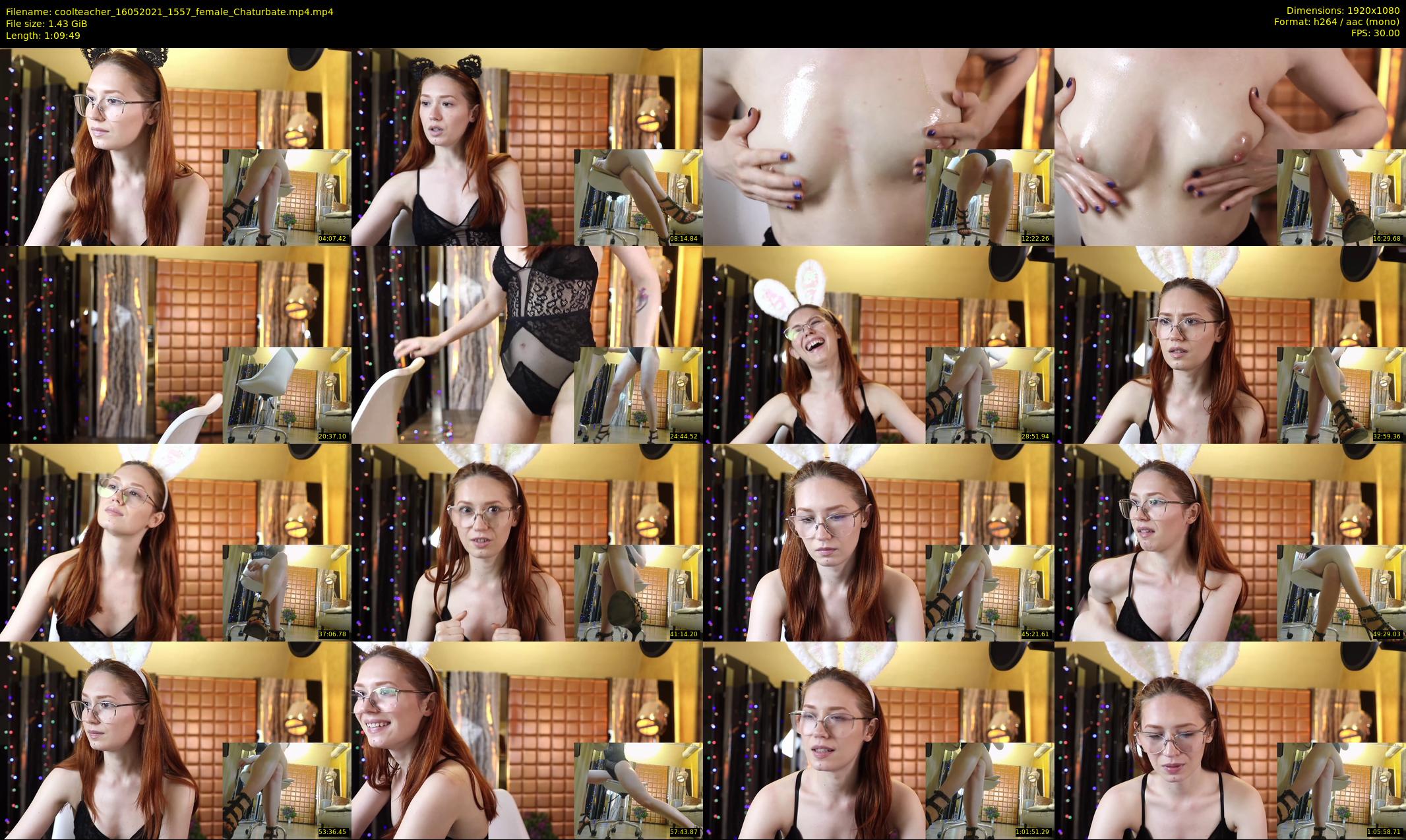 coolteacher — 70 minute Chaturbate female cam show recording, 1080p, May 16, 2021