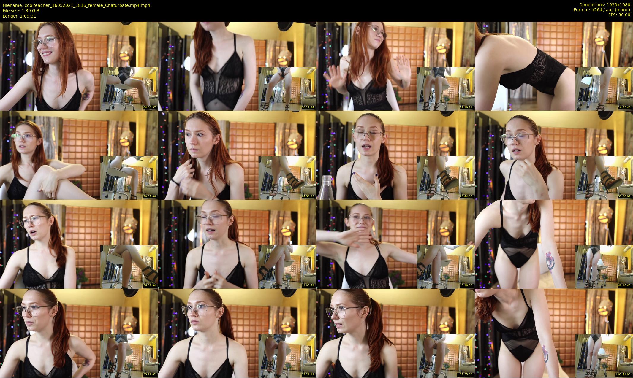 coolteacher — 70 minute Chaturbate female cam show recording, 1080p, May 16, 2021
