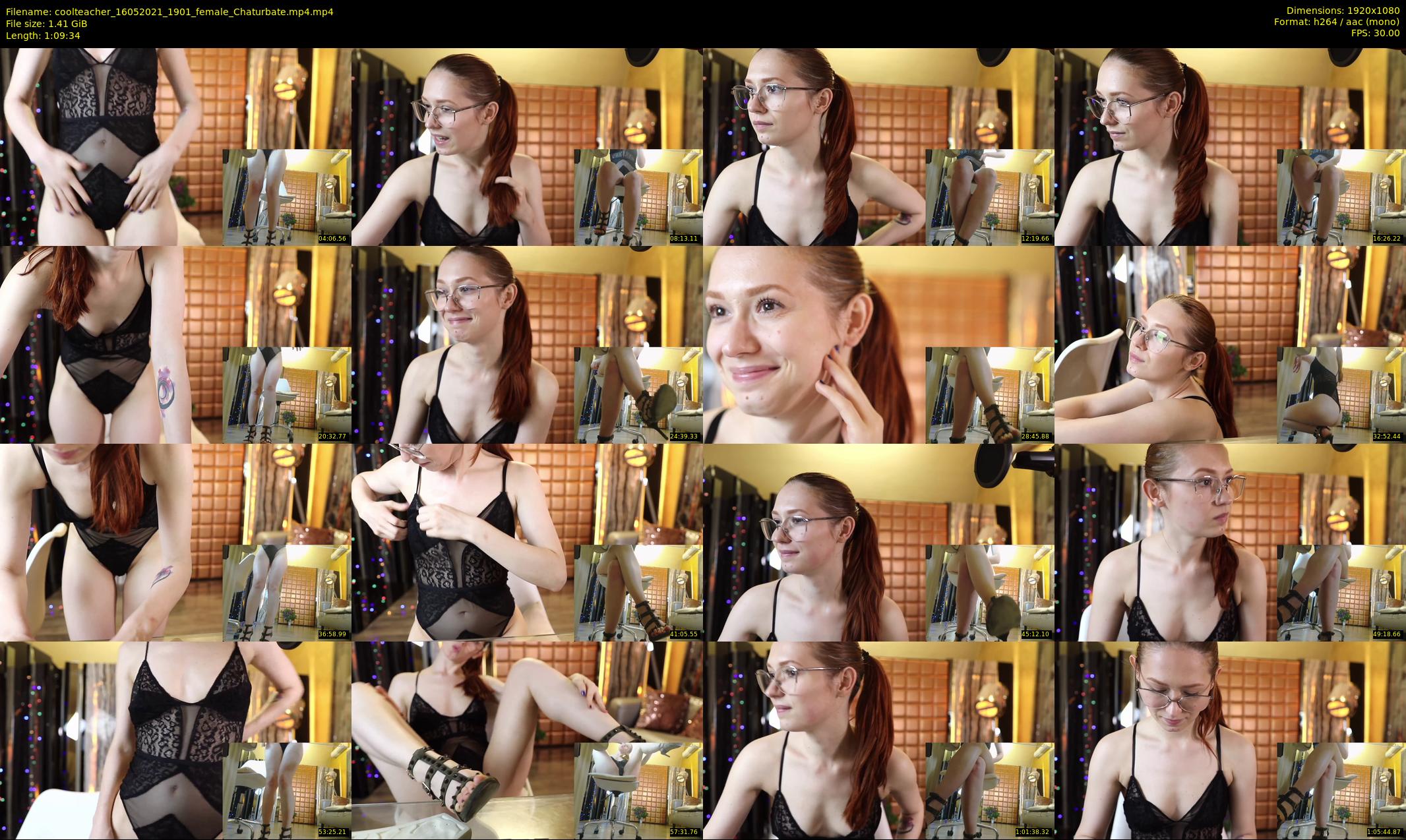 coolteacher — 70 minute Chaturbate female cam show recording, 1080p, May 16, 2021