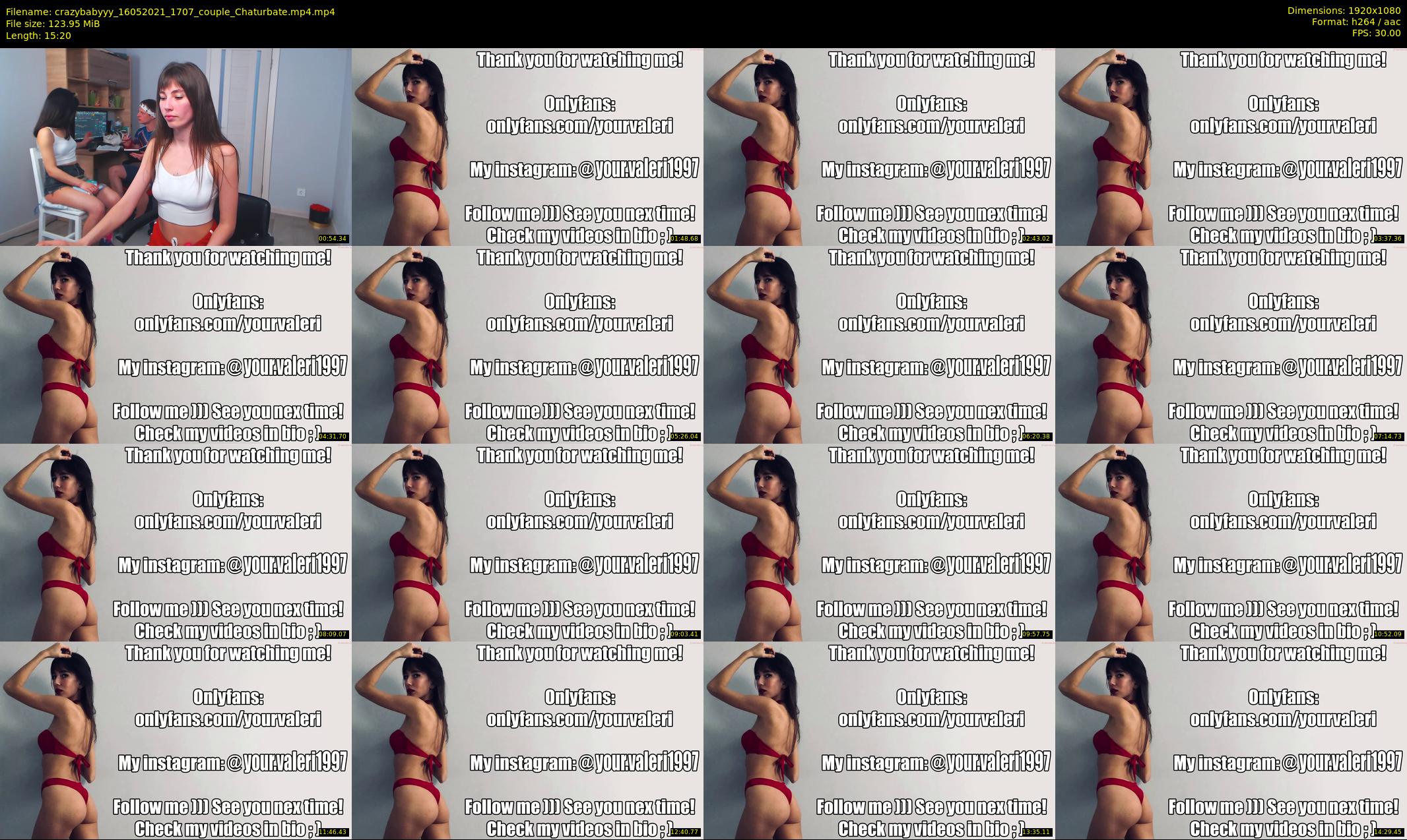 crazybabyyy — 16 minute Chaturbate couple cam show recording, 1080p, May 16, 2021