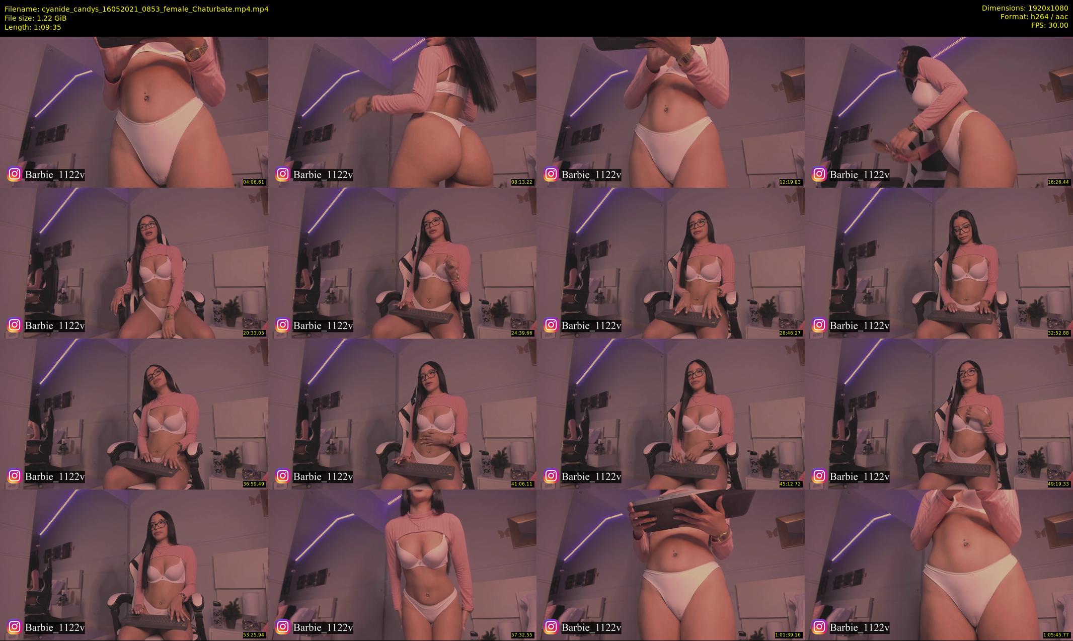 cyanide_candys — 70 minute Chaturbate female cam show recording, 1080p, May 16, 2021