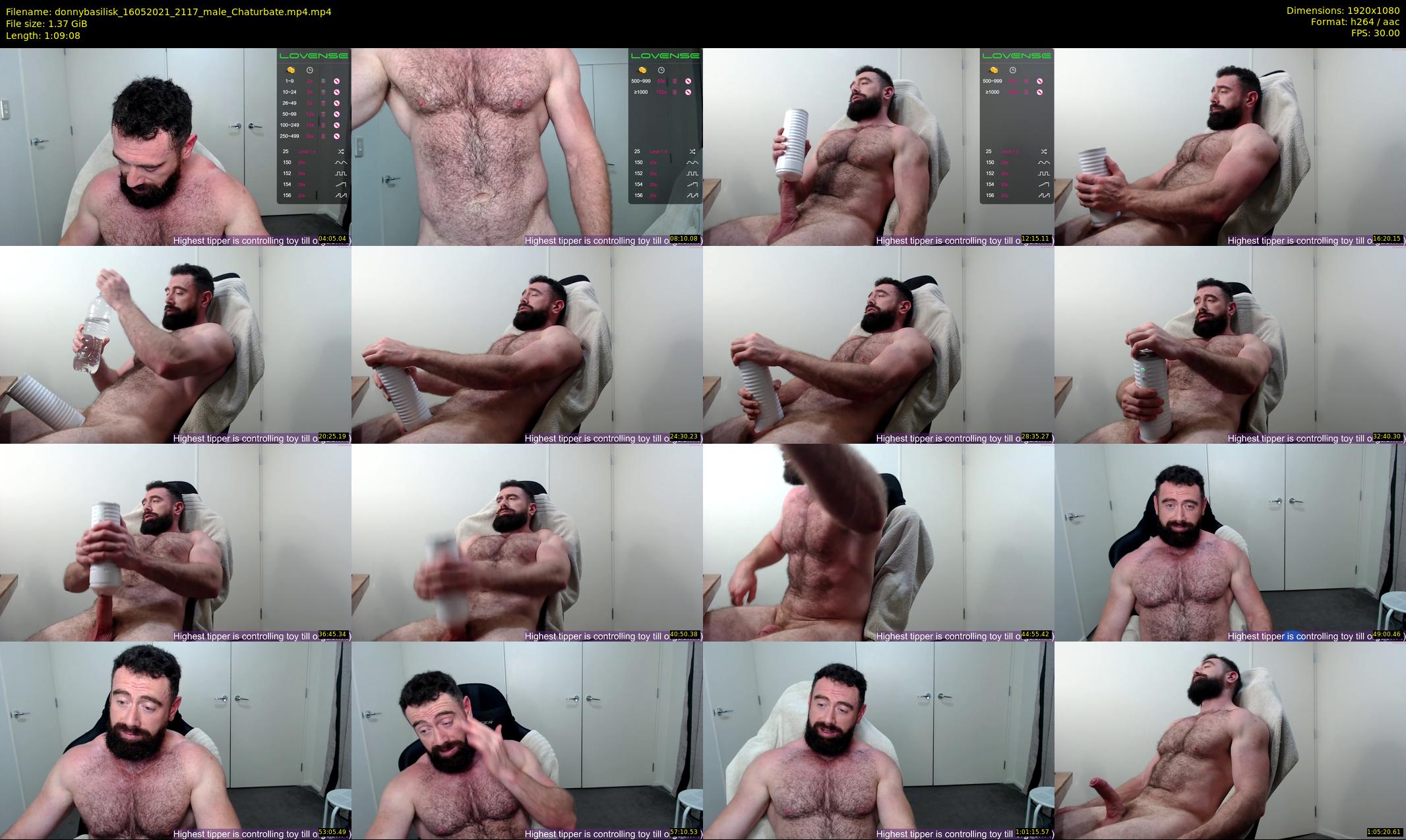 donnybasilisk — 70 minute Chaturbate male cam show recording, 1080p, May 16, 2021