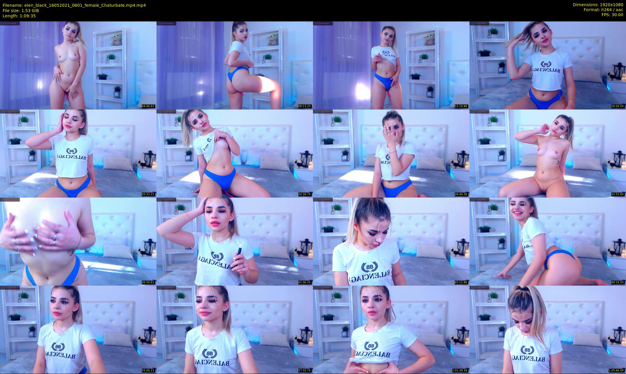 elen_black — 70 minute Chaturbate female cam show recording, 1080p, May 16, 2021