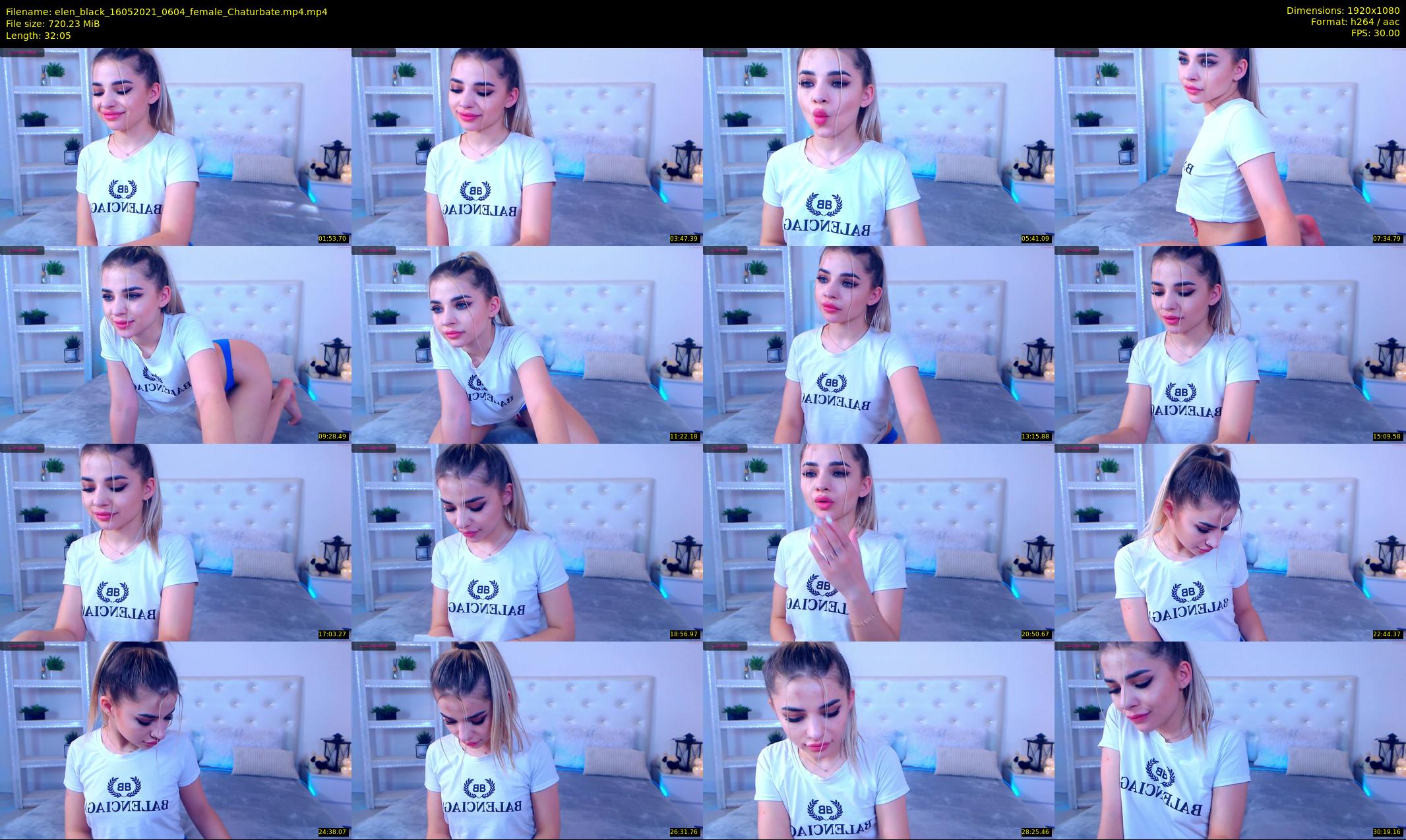 elen_black — 33 minute Chaturbate female cam show recording, 1080p, May 16, 2021