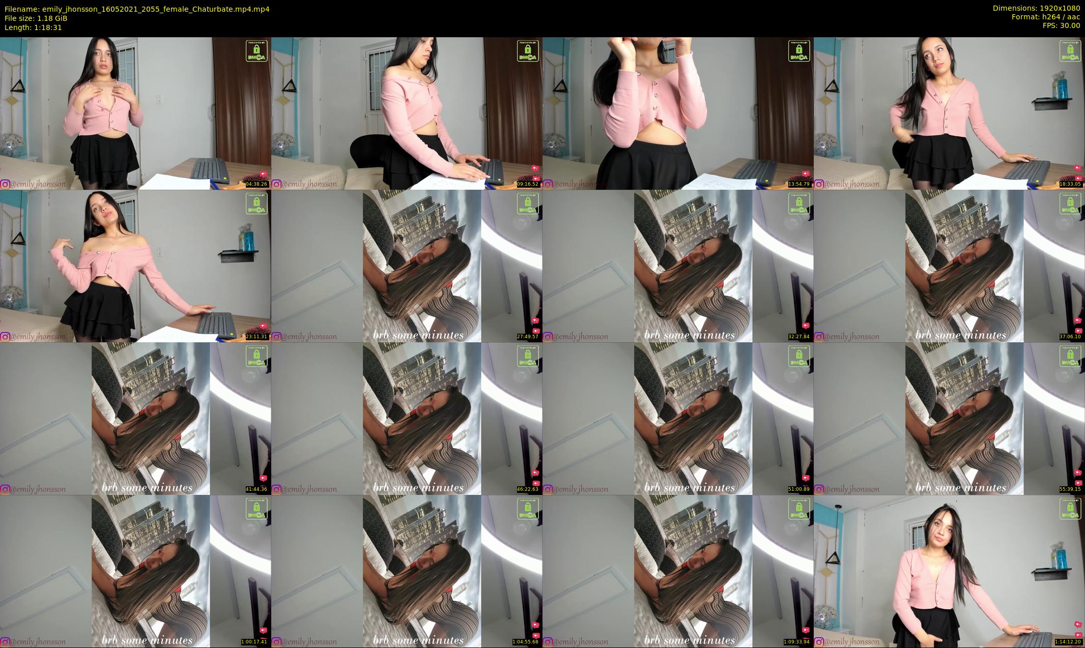 emily_jhonsson — 79 minute Chaturbate female cam show recording, 1080p, May 16, 2021