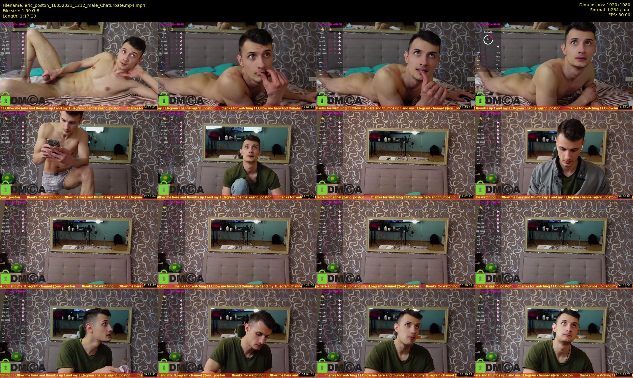 eric_poston — 78 minute Chaturbate male cam show recording, 1080p, May 16, 2021