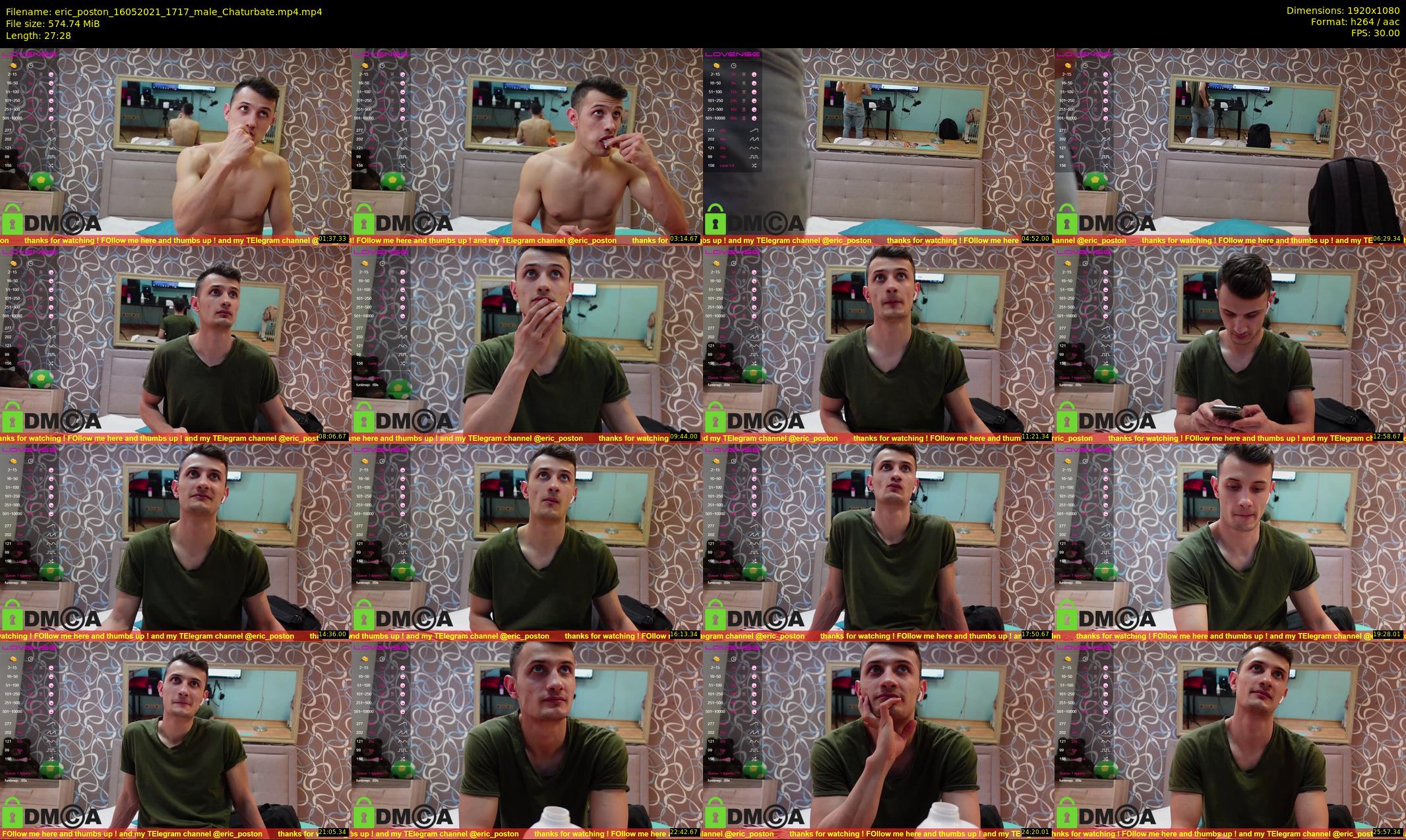 eric_poston — 28 minute Chaturbate male cam show recording, 1080p, May 16, 2021