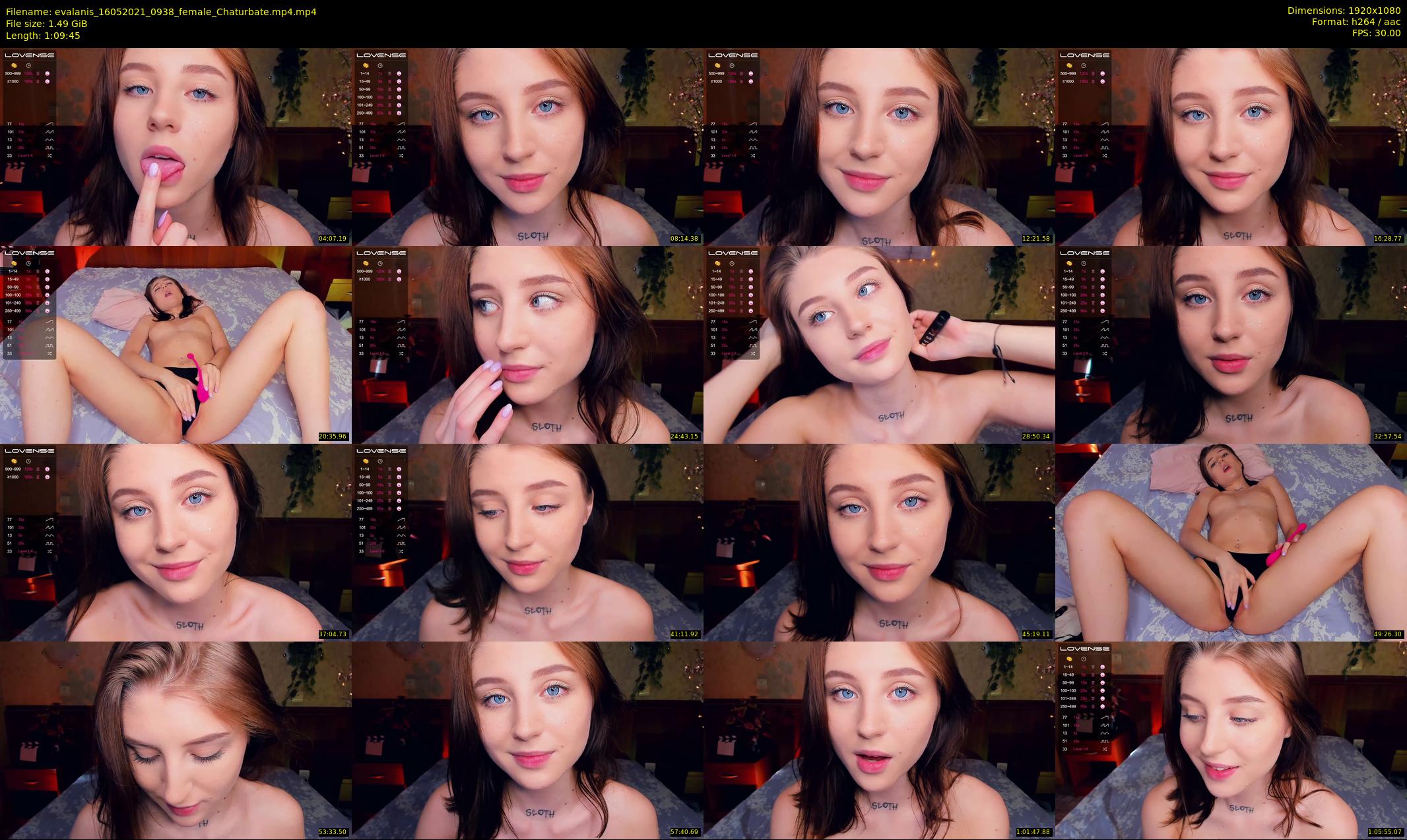 evalanis — 70 minute Chaturbate couple cam show recording, 1080p, May 16, 2021