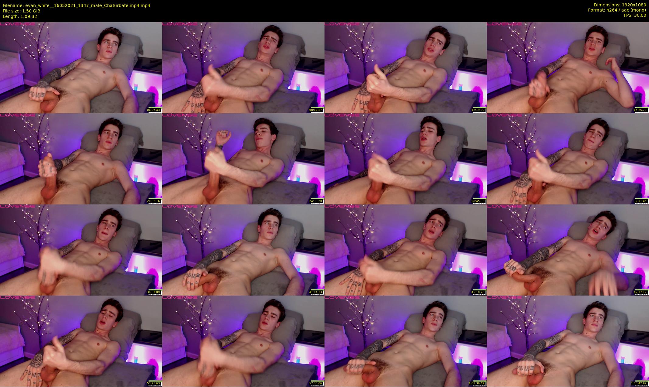 evan_white_ — 70 minute Chaturbate male cam show recording, 1080p, May 16, 2021