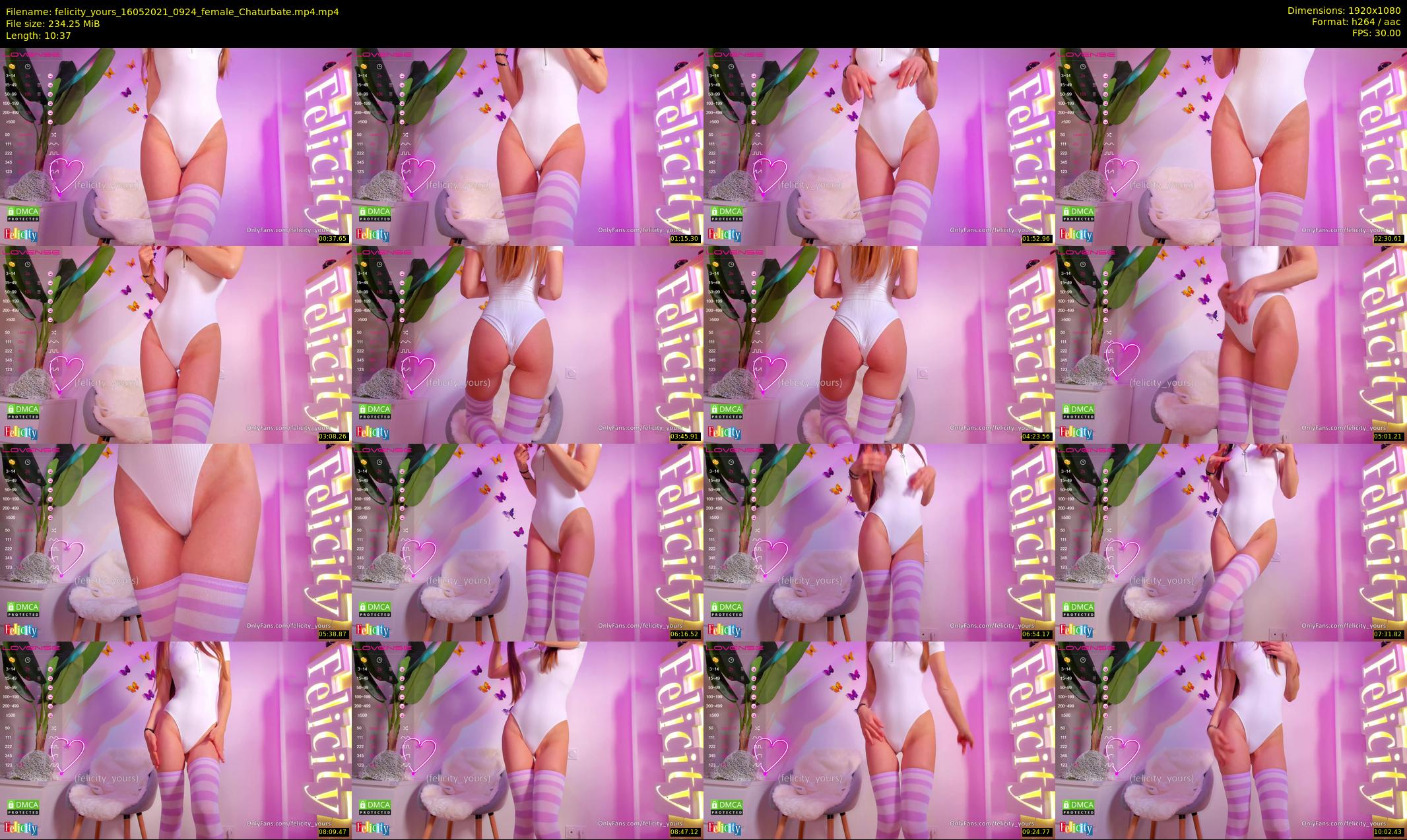 felicity_yours — 11 minute Chaturbate female cam show recording, 1080p, May 16, 2021