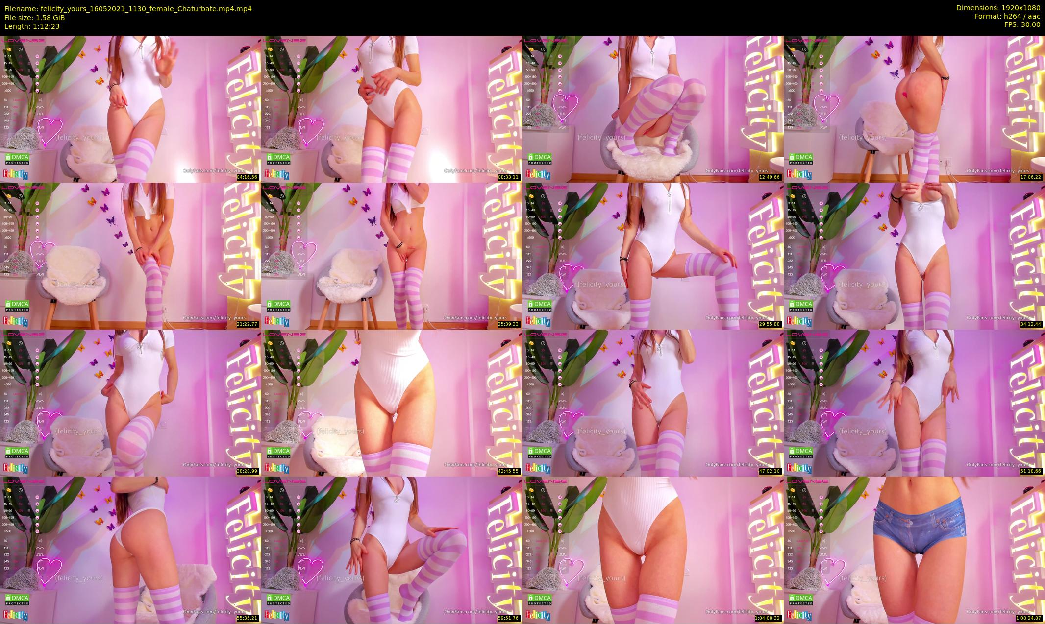 felicity_yours — 73 minute Chaturbate female cam show recording, 1080p, May 16, 2021