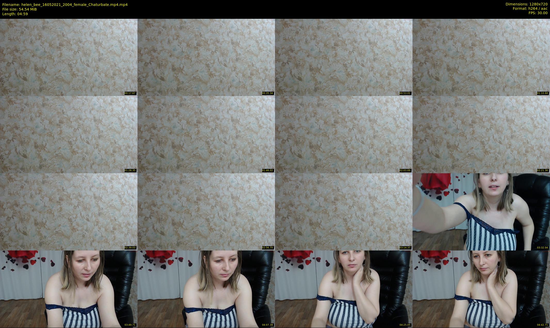 helen_bee — 5 minute Chaturbate female cam show recording, 720p, May 16, 2021