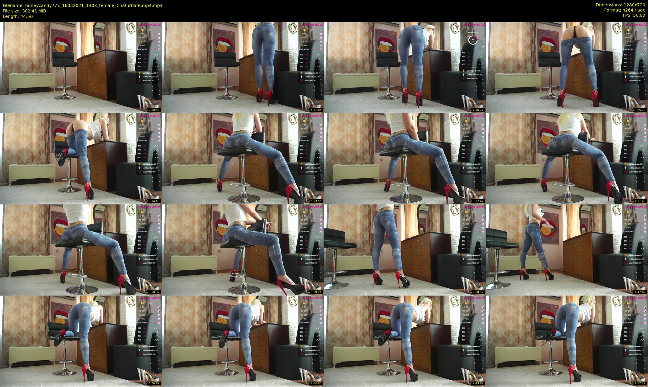 honeycandy777 — 45 minute Chaturbate couple cam show recording, 720p, May 16, 2021