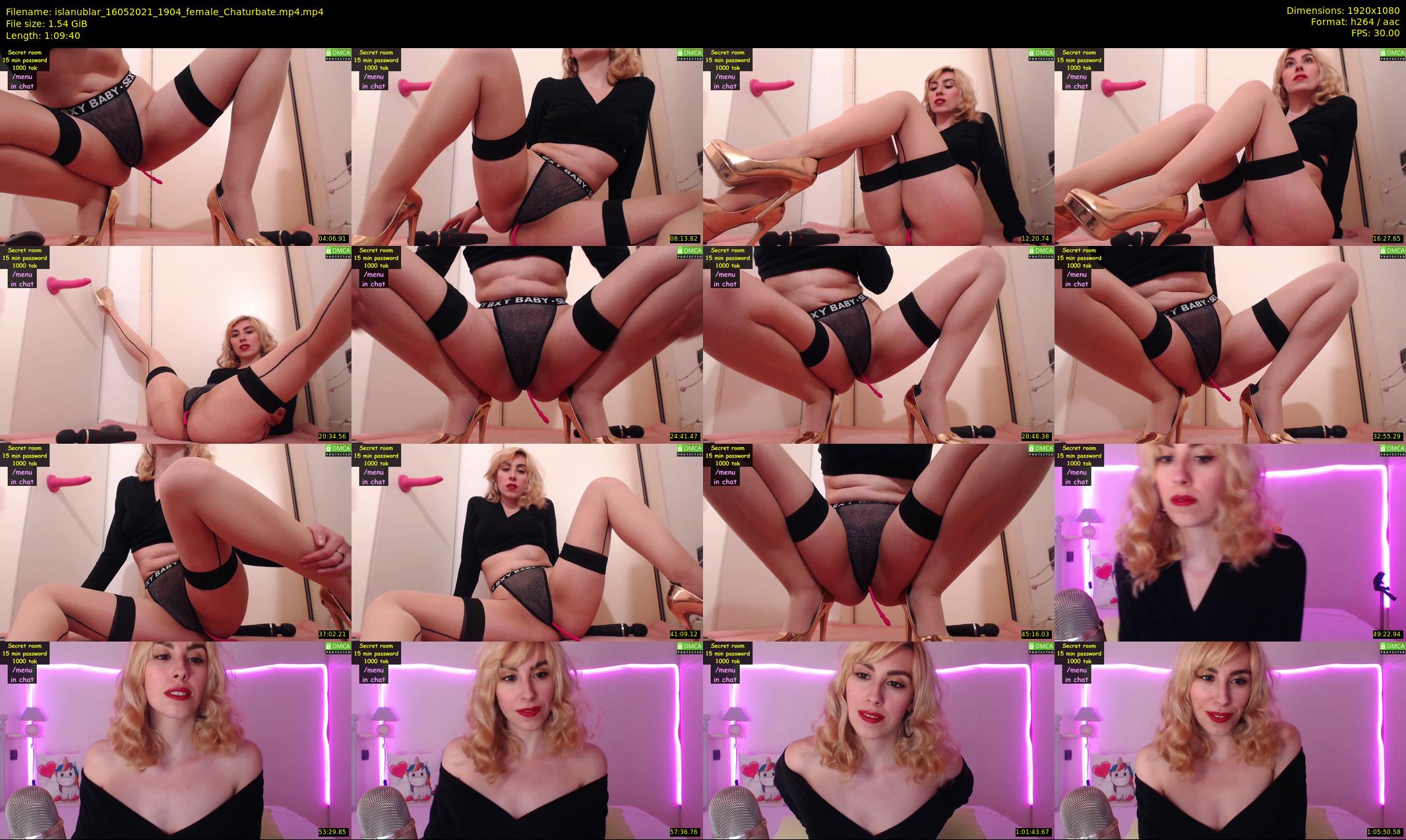 islanublar — 70 minute Chaturbate female cam show recording, 1080p, May 16, 2021