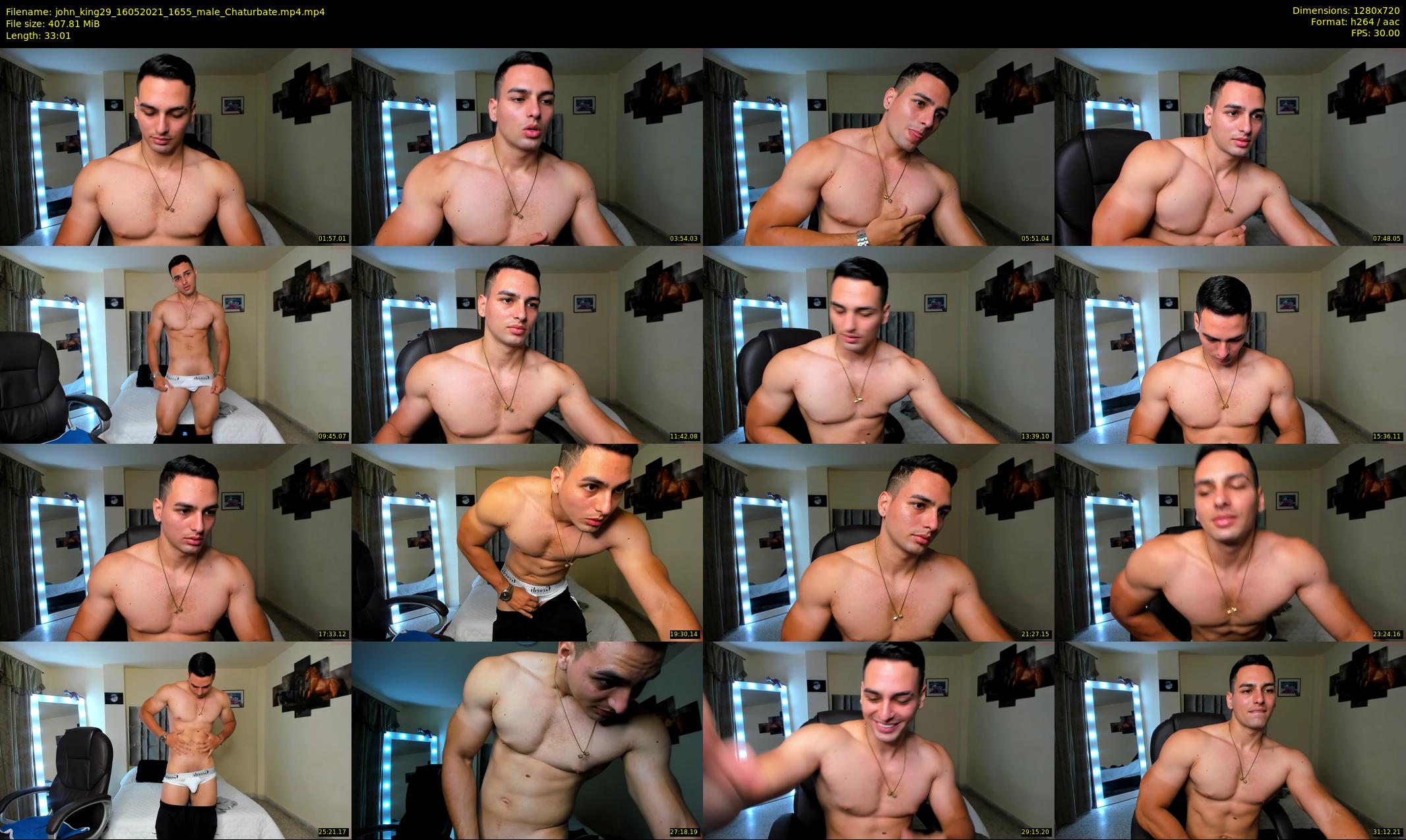 john_king29 — 34 minute Chaturbate male cam show recording, 720p, May 16, 2021