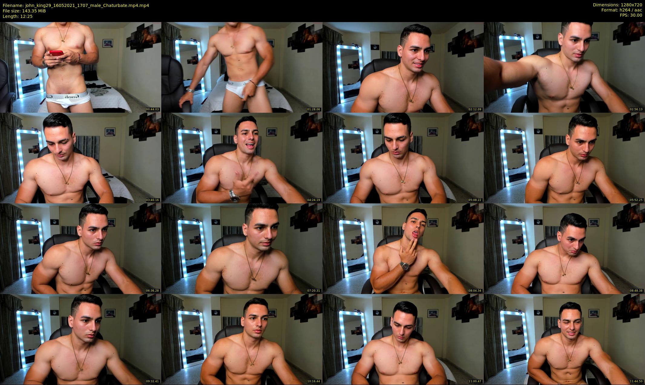 john_king29 — 13 minute Chaturbate male cam show recording, 720p, May 16, 2021