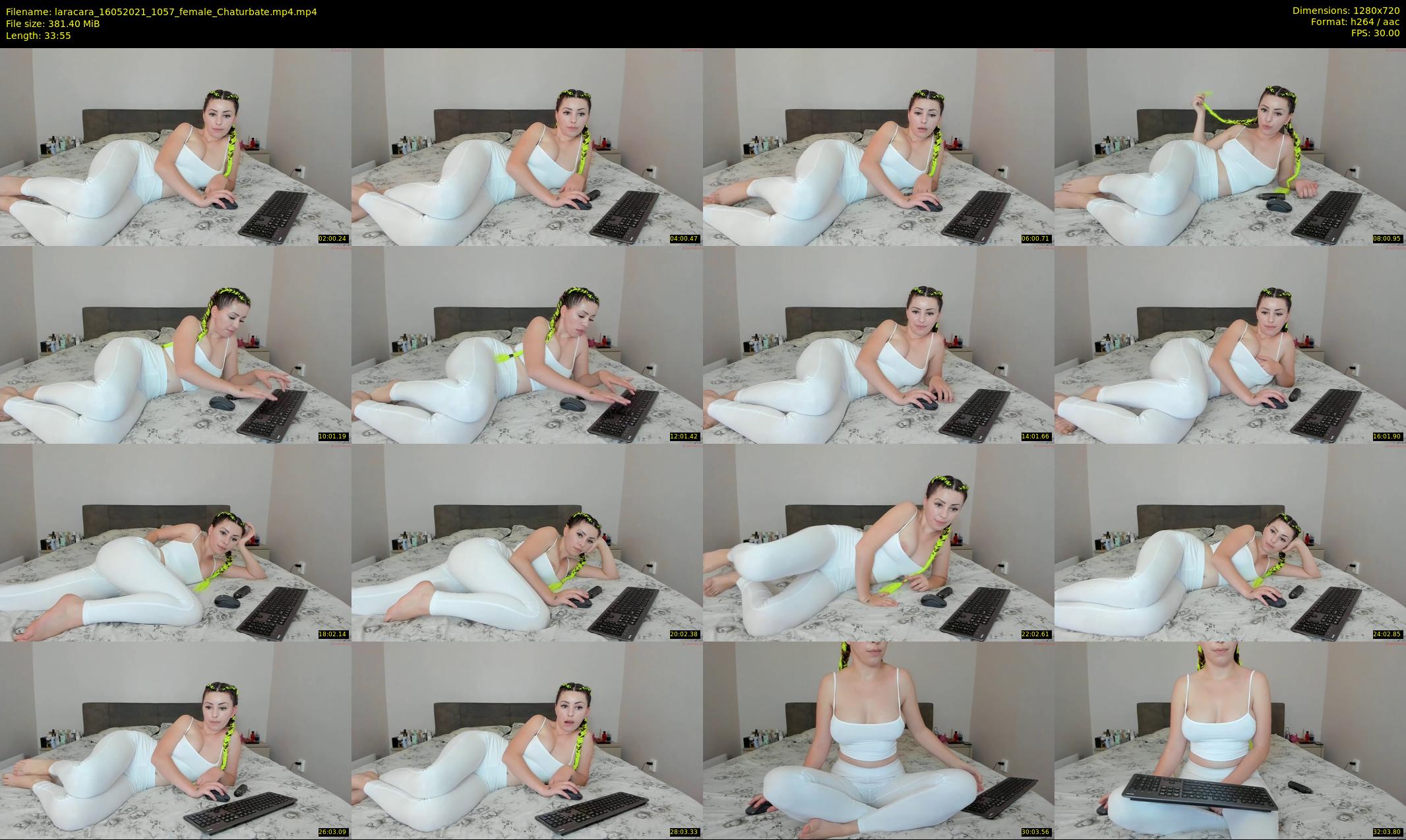 laracara — 34 minute Chaturbate female cam show recording, 720p, May 16, 2021