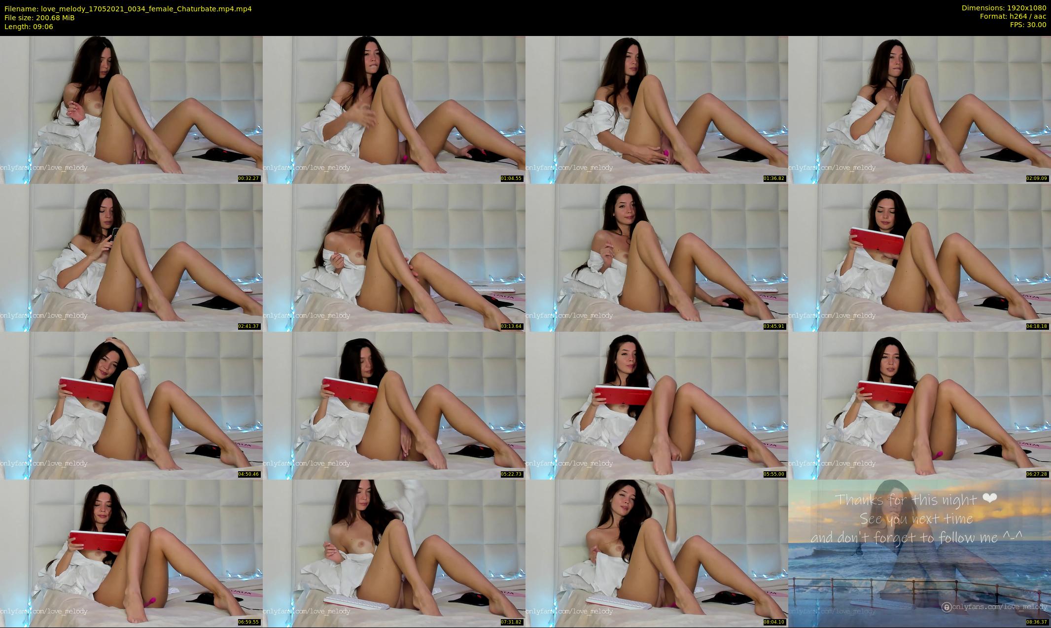 love_melody — 10 minute Chaturbate female cam show recording, 1080p, May 17, 2021