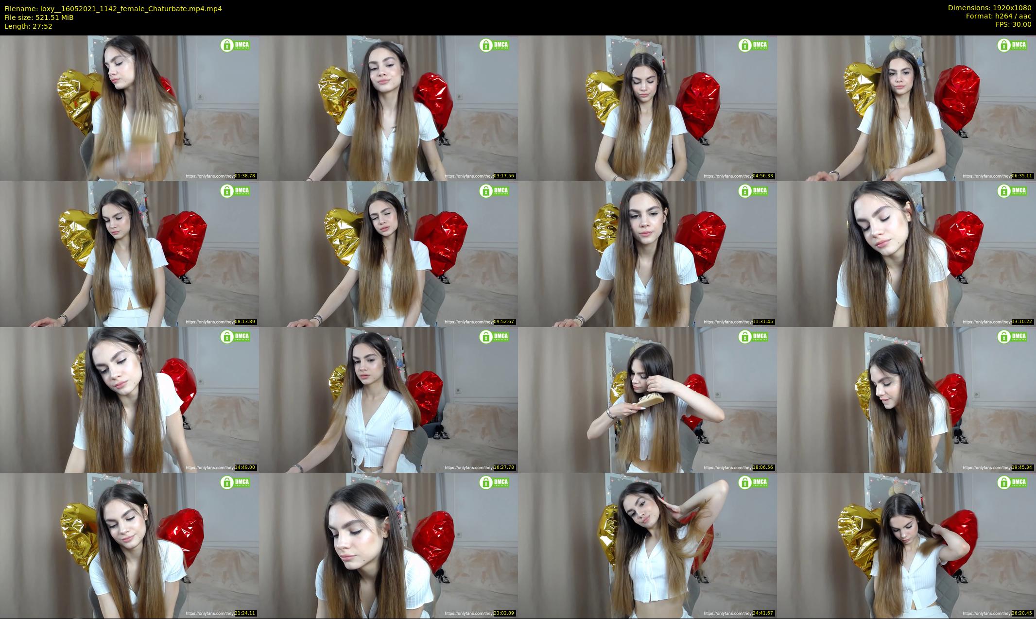 loxy_ — 28 minute Chaturbate female cam show recording, 1080p, May 16, 2021
