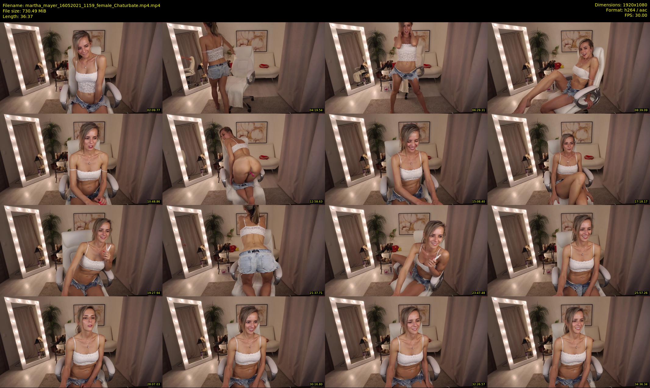 martha_mayer — 37 minute Chaturbate female cam show recording, 1080p, May 16, 2021