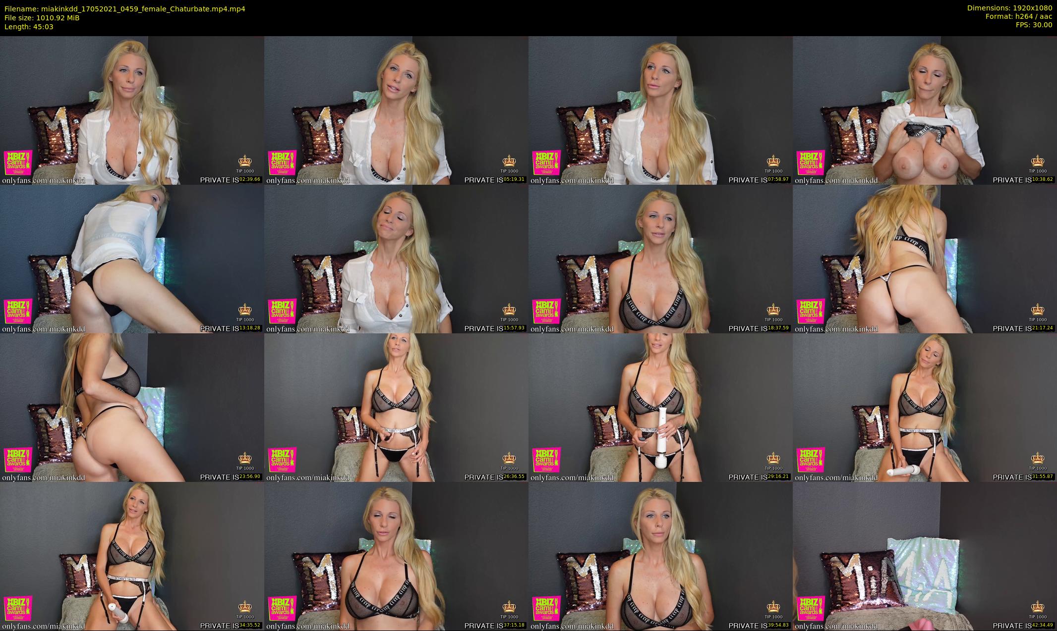 miakinkdd — 46 minute Chaturbate female cam show recording, 1080p, May 17, 2021