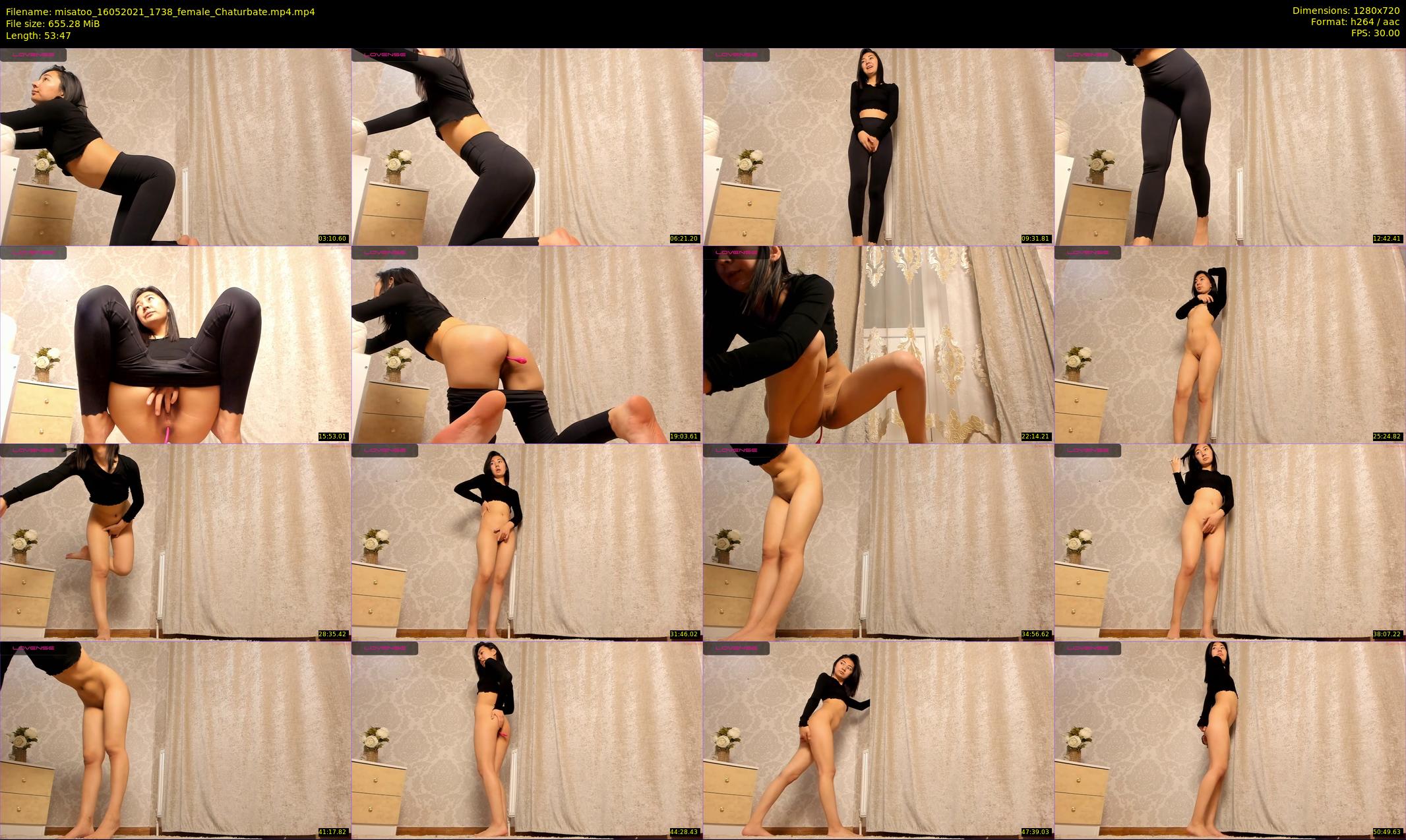 misatoo — 54 minute Chaturbate female cam show recording, 720p, May 16, 2021