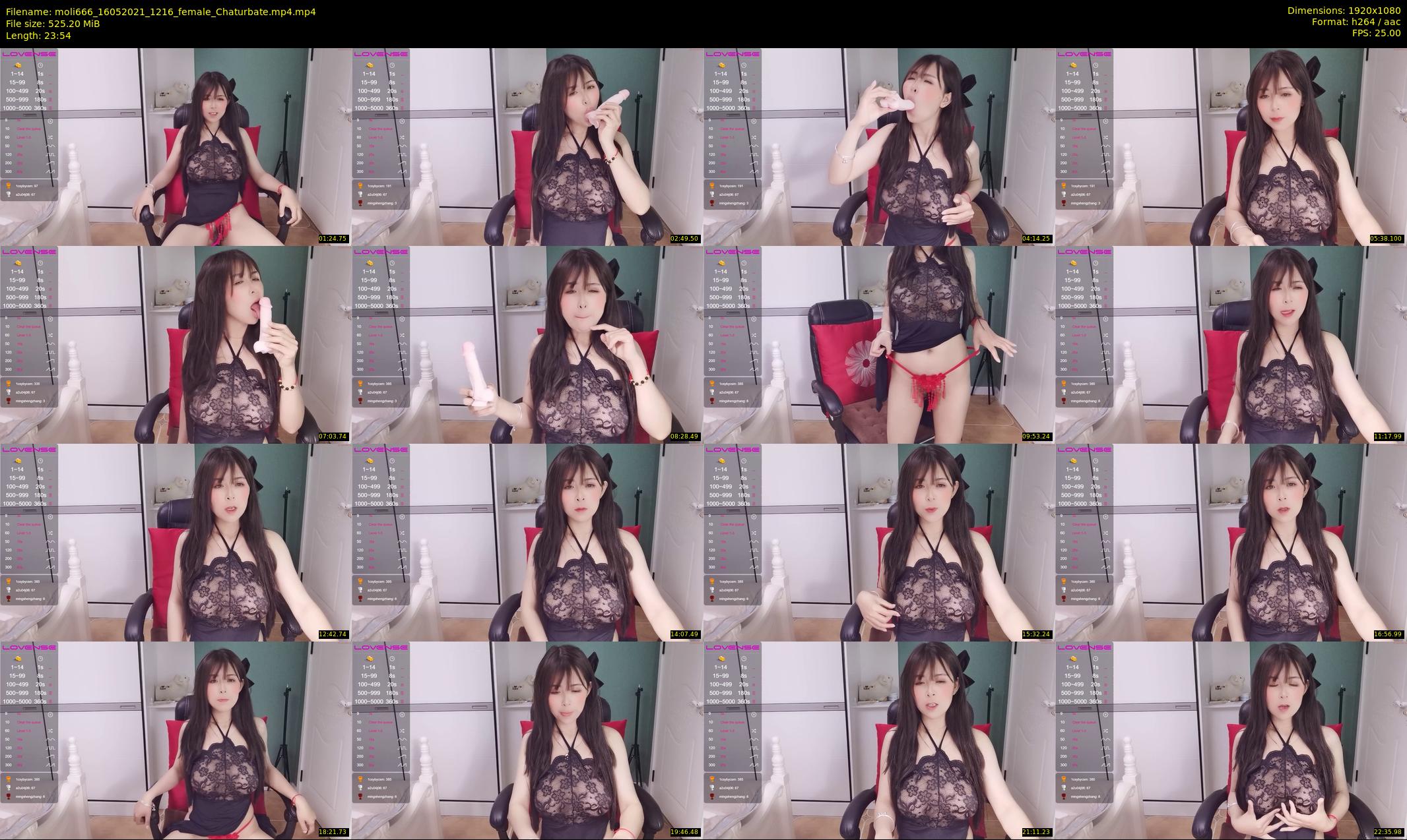 moli666 — 24 minute Chaturbate female cam show recording, 1080p, May 16, 2021