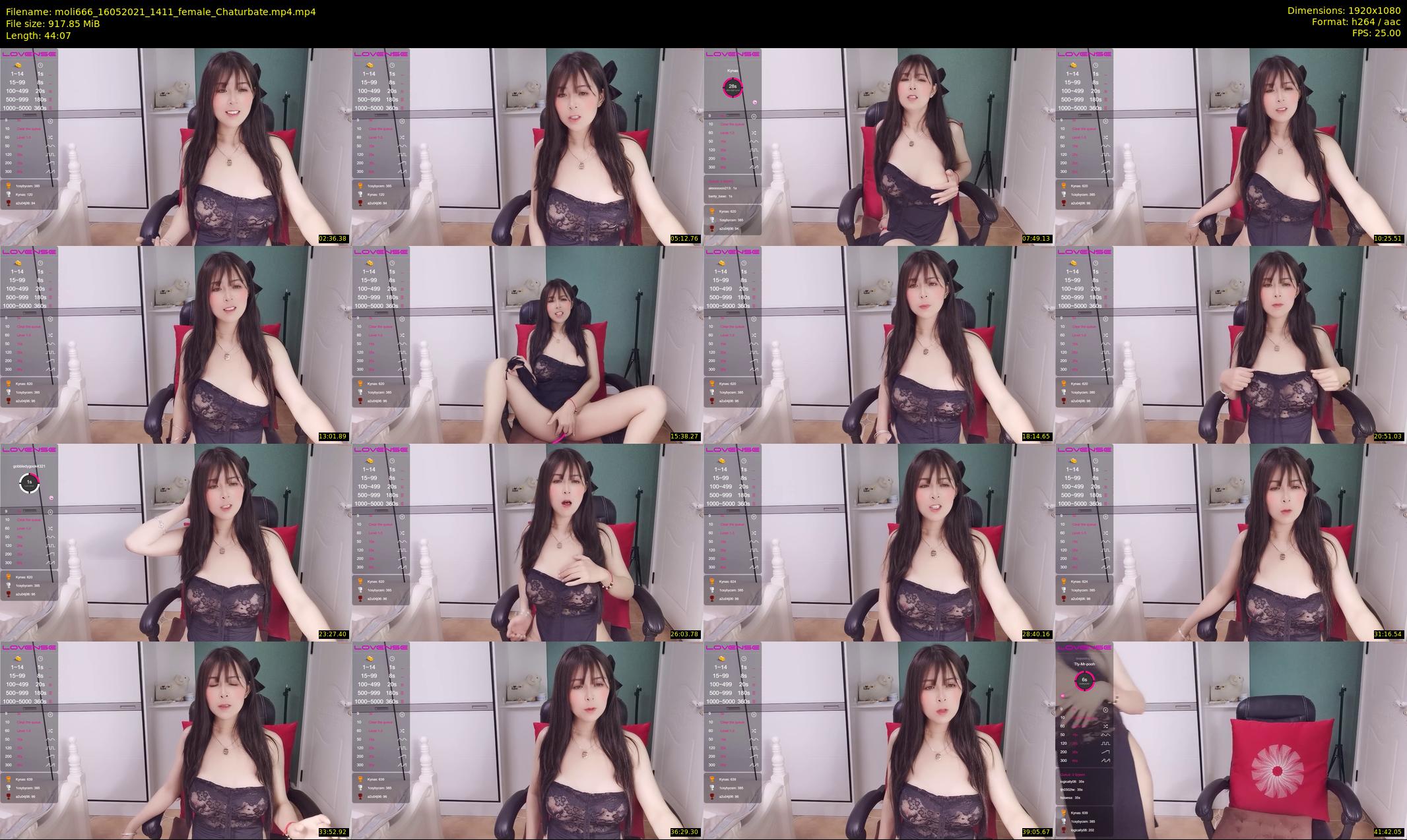 moli666 — 45 minute Chaturbate female cam show recording, 1080p, May 16, 2021