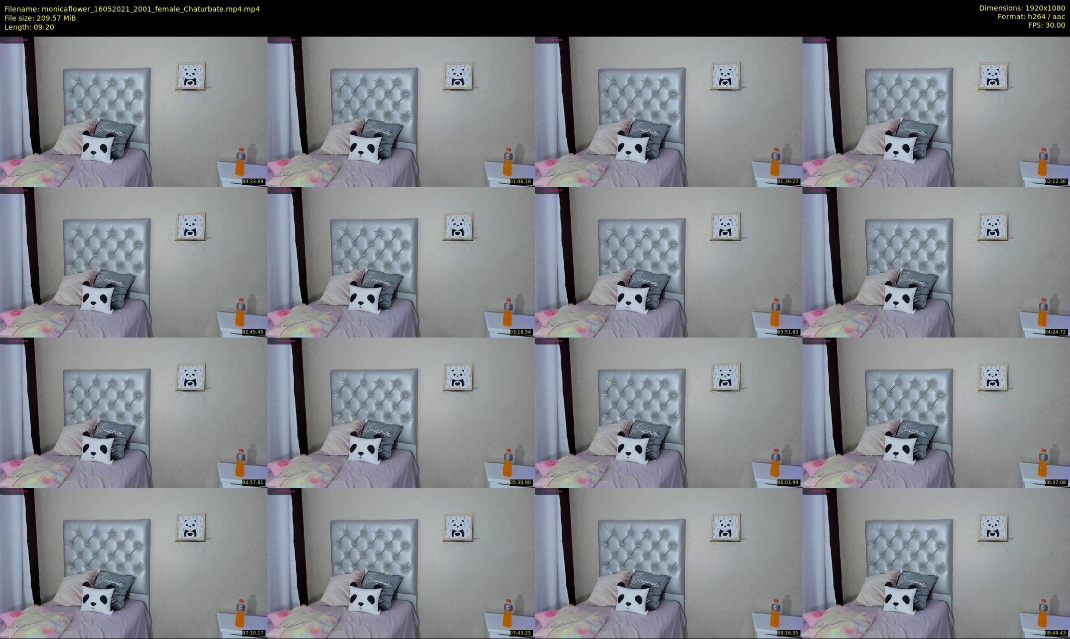 monicaflower — 10 minute Chaturbate female cam show recording, 1080p, May 16, 2021