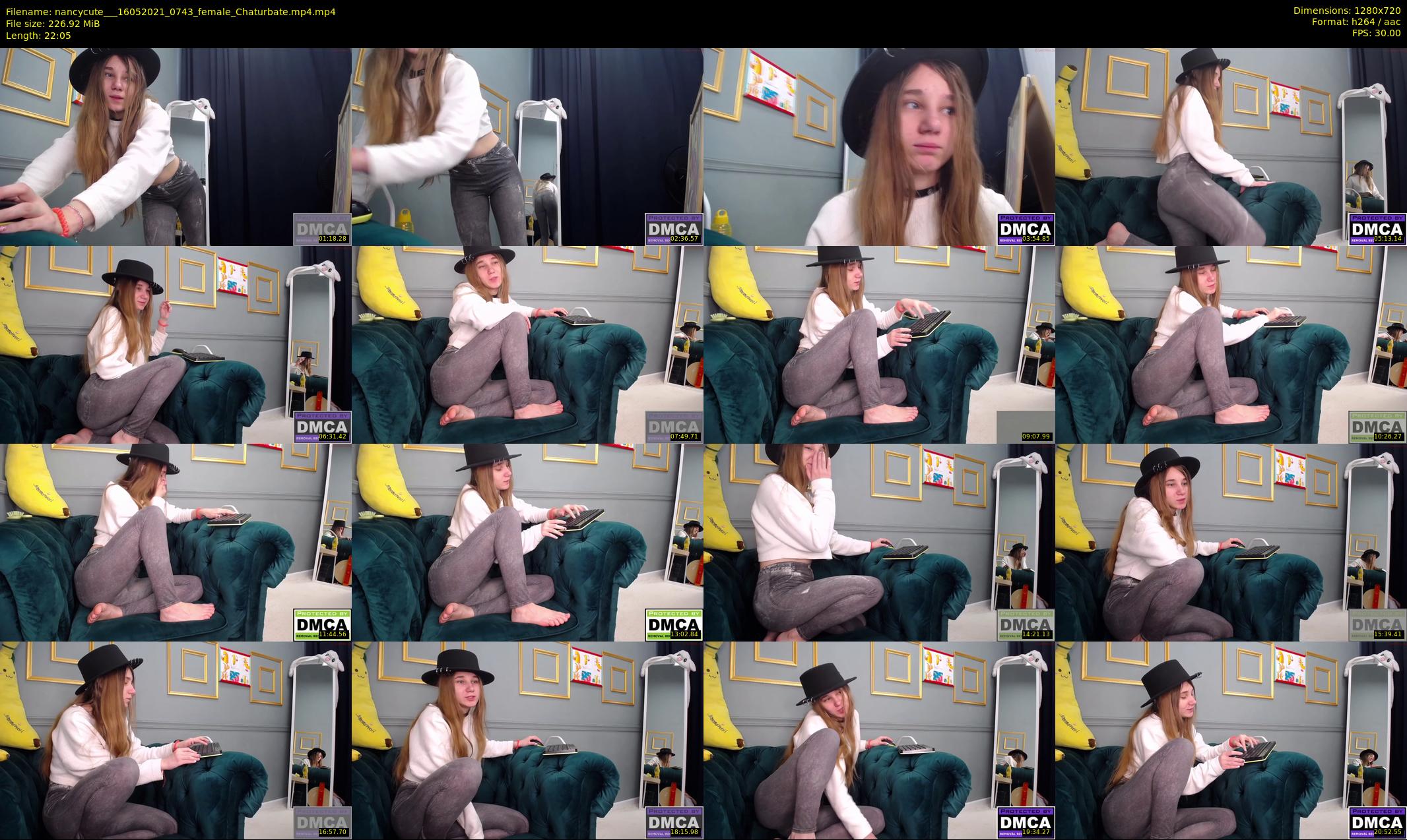 nancycute__ — 23 minute Chaturbate female cam show recording, 720p, May 16, 2021
