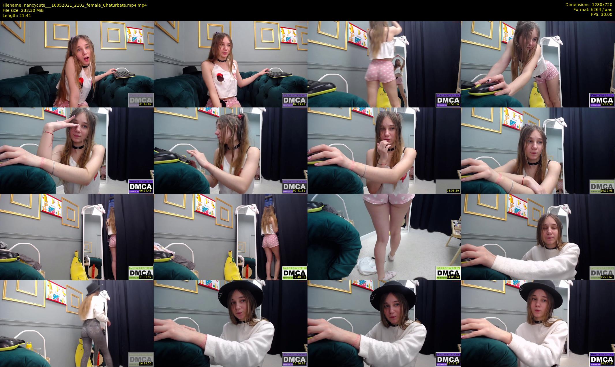 nancycute__ — 22 minute Chaturbate female cam show recording, 720p, May 16, 2021