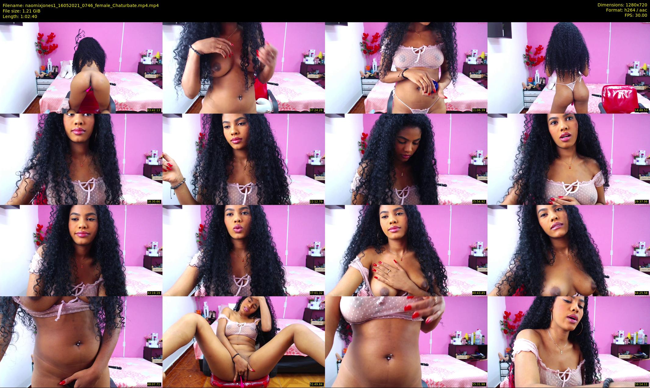 naomixjones1 — 63 minute Chaturbate female cam show recording, 720p, May 16, 2021