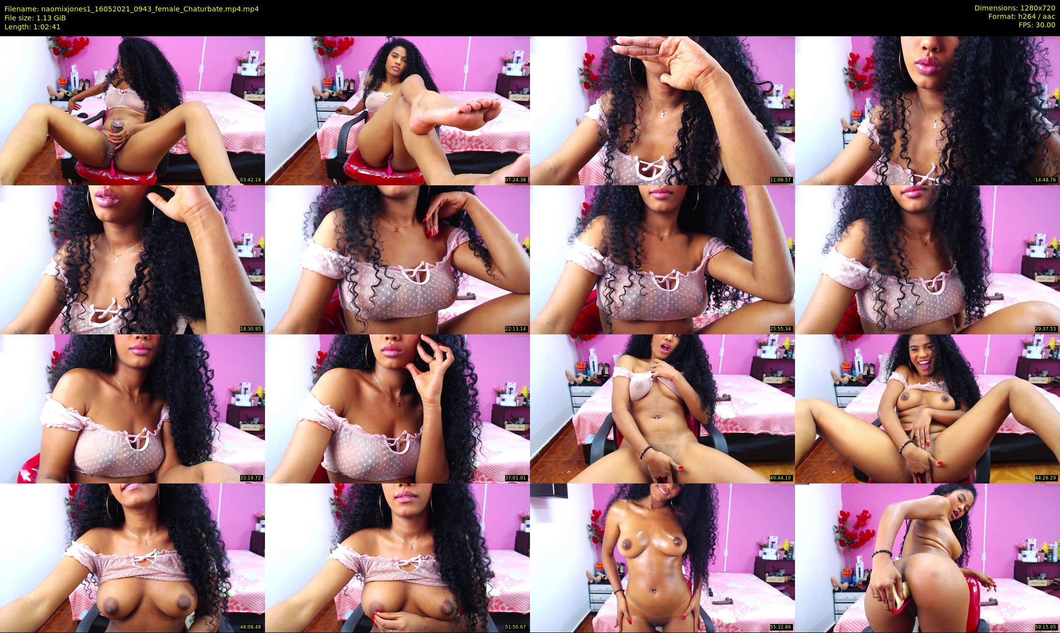 naomixjones1 — 63 minute Chaturbate female cam show recording, 720p, May 16, 2021