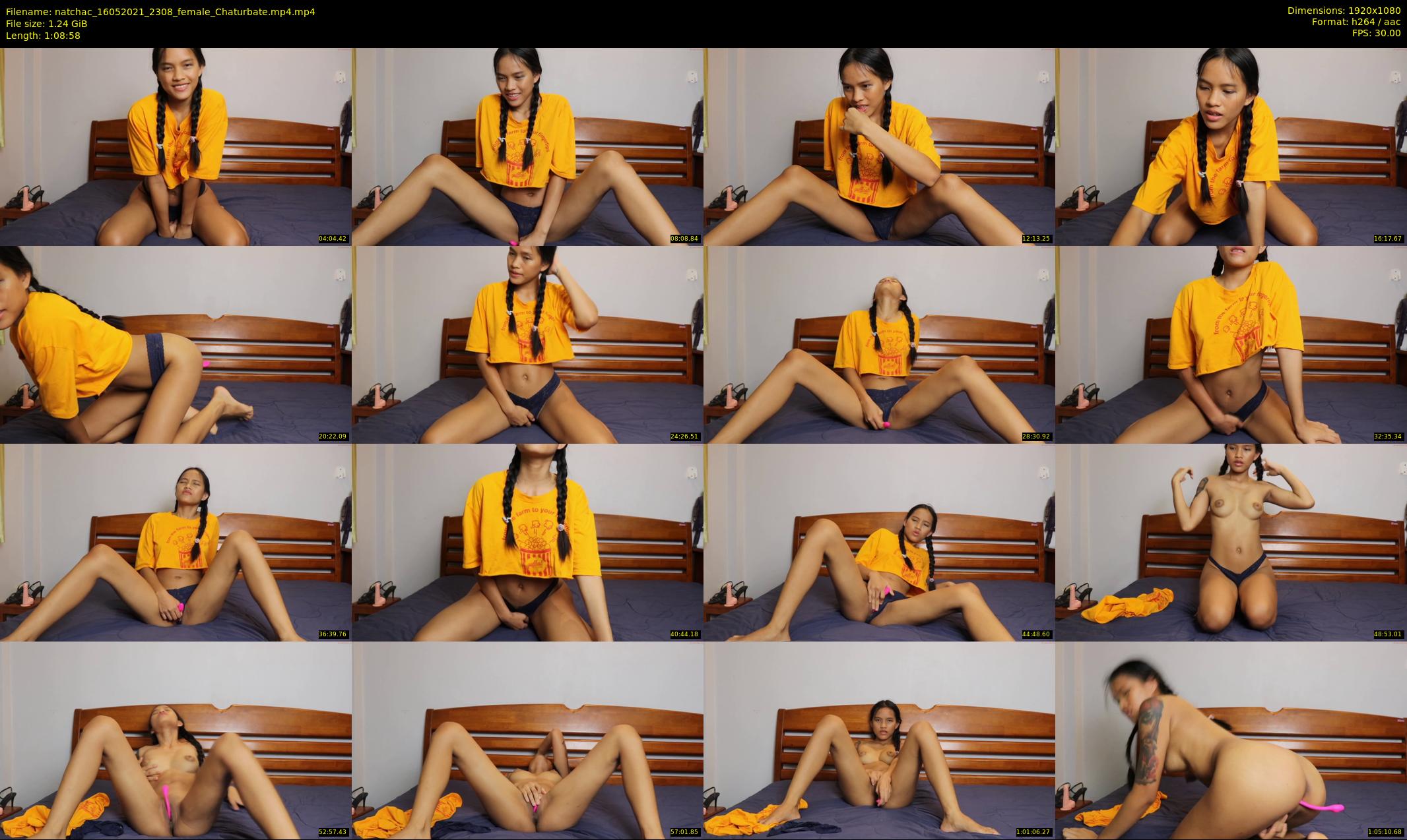 natchac — 69 minute Chaturbate female cam show recording, 1080p, May 16, 2021