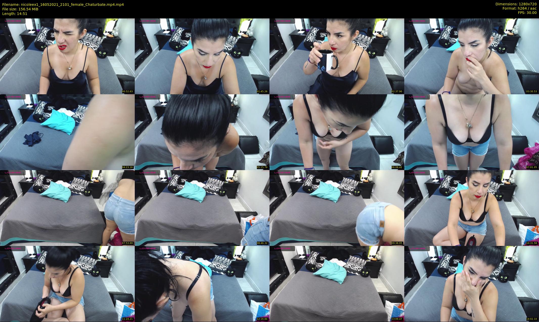 nicoleex1 — 15 minute Chaturbate female cam show recording, 720p, May 16, 2021