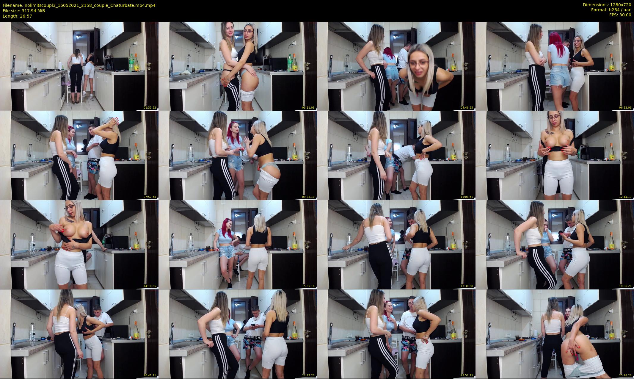 nolimitscoupl3 — 27 minute Chaturbate couple cam show recording, 720p, May 16, 2021