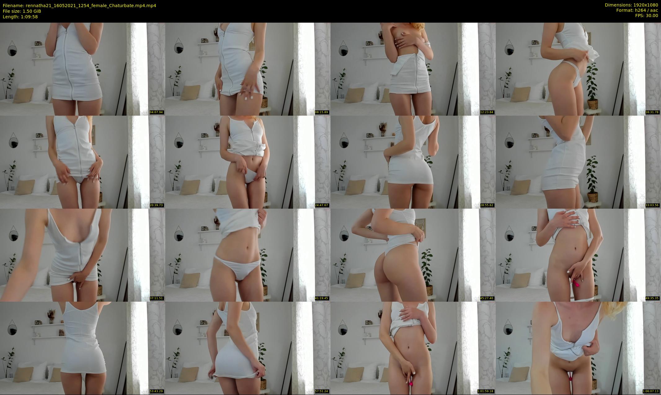 rennatha21 — 70 minute Chaturbate female cam show recording, 1080p, May 16, 2021