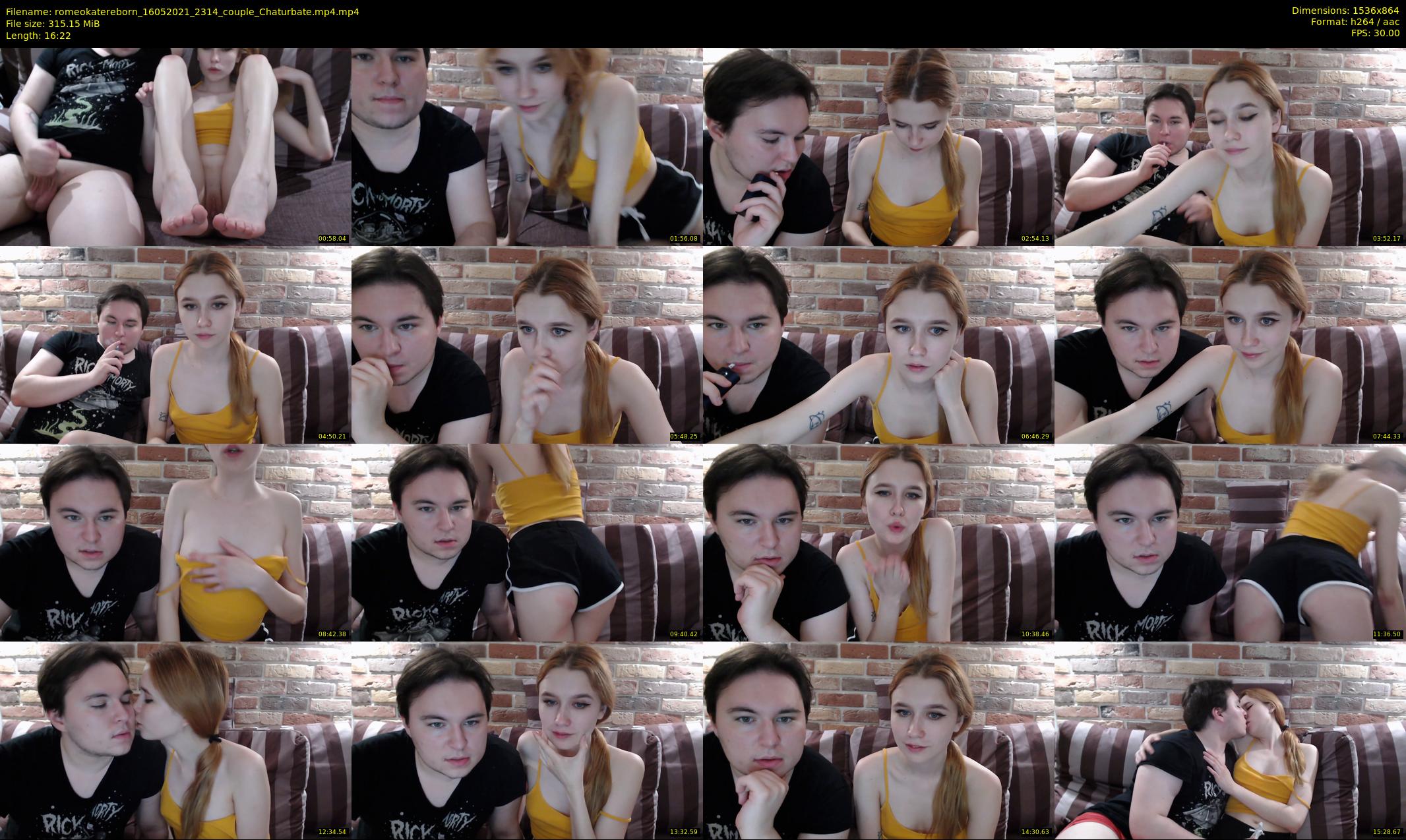romeokatereborn — 17 minute Chaturbate couple cam show recording, 720p, May 16, 2021