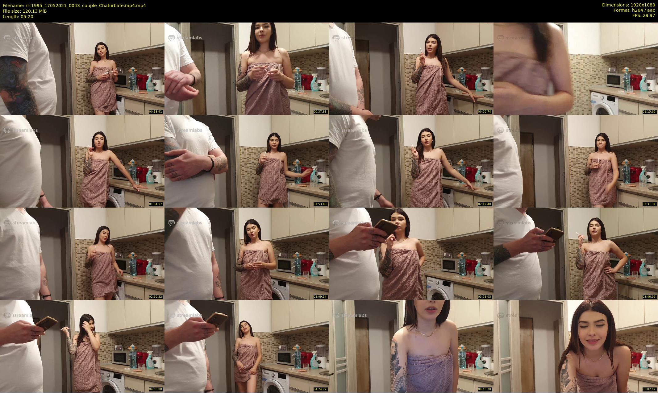 rrr1995 — 6 minute Chaturbate couple cam show recording, 1080p, May 17, 2021