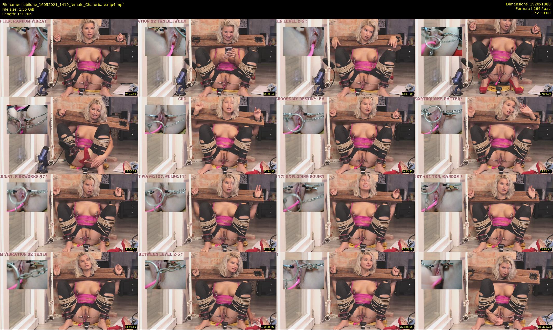 sebilone — 74 minute Chaturbate couple cam show recording, 1080p, May 16, 2021