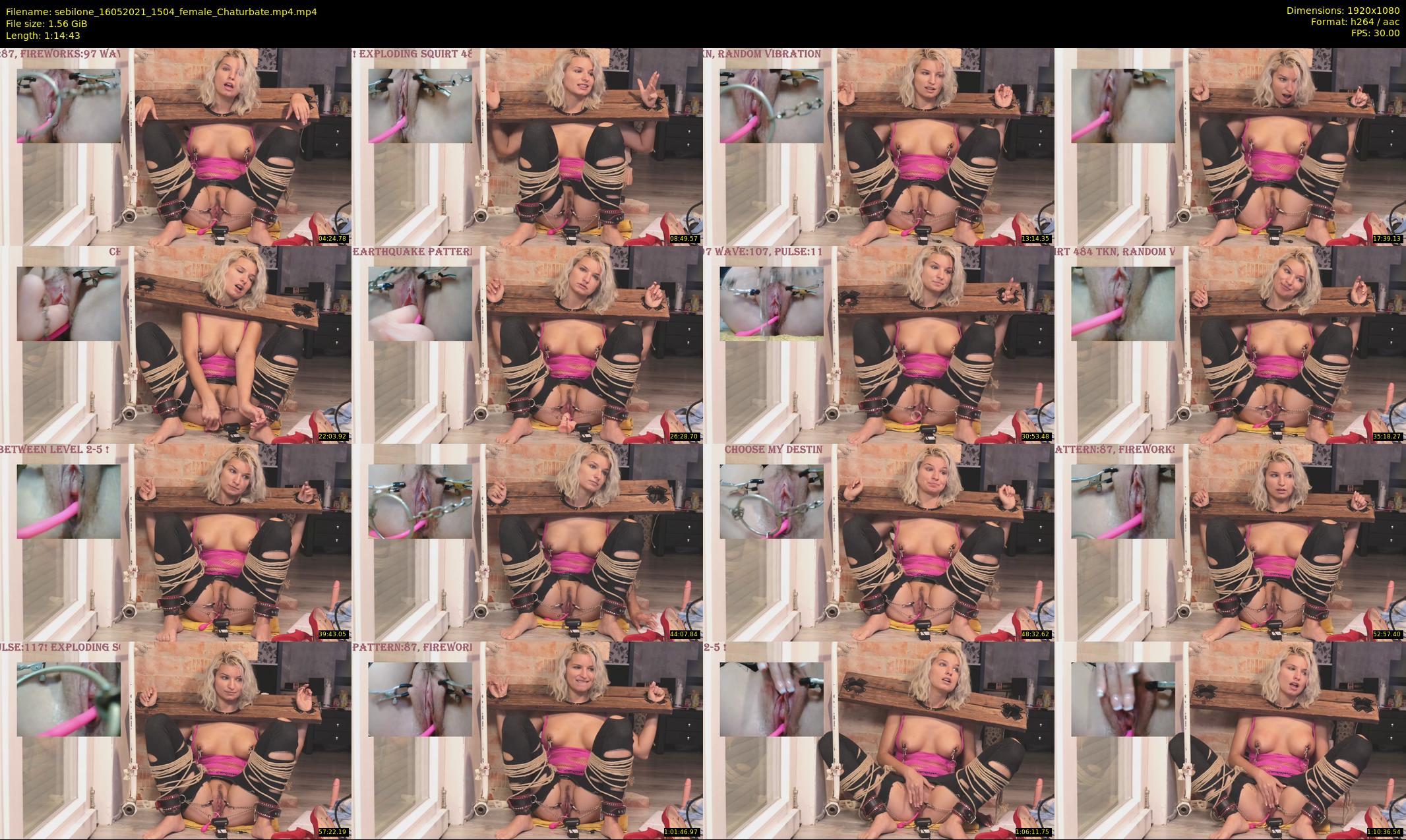 sebilone — 75 minute Chaturbate couple cam show recording, 1080p, May 16, 2021