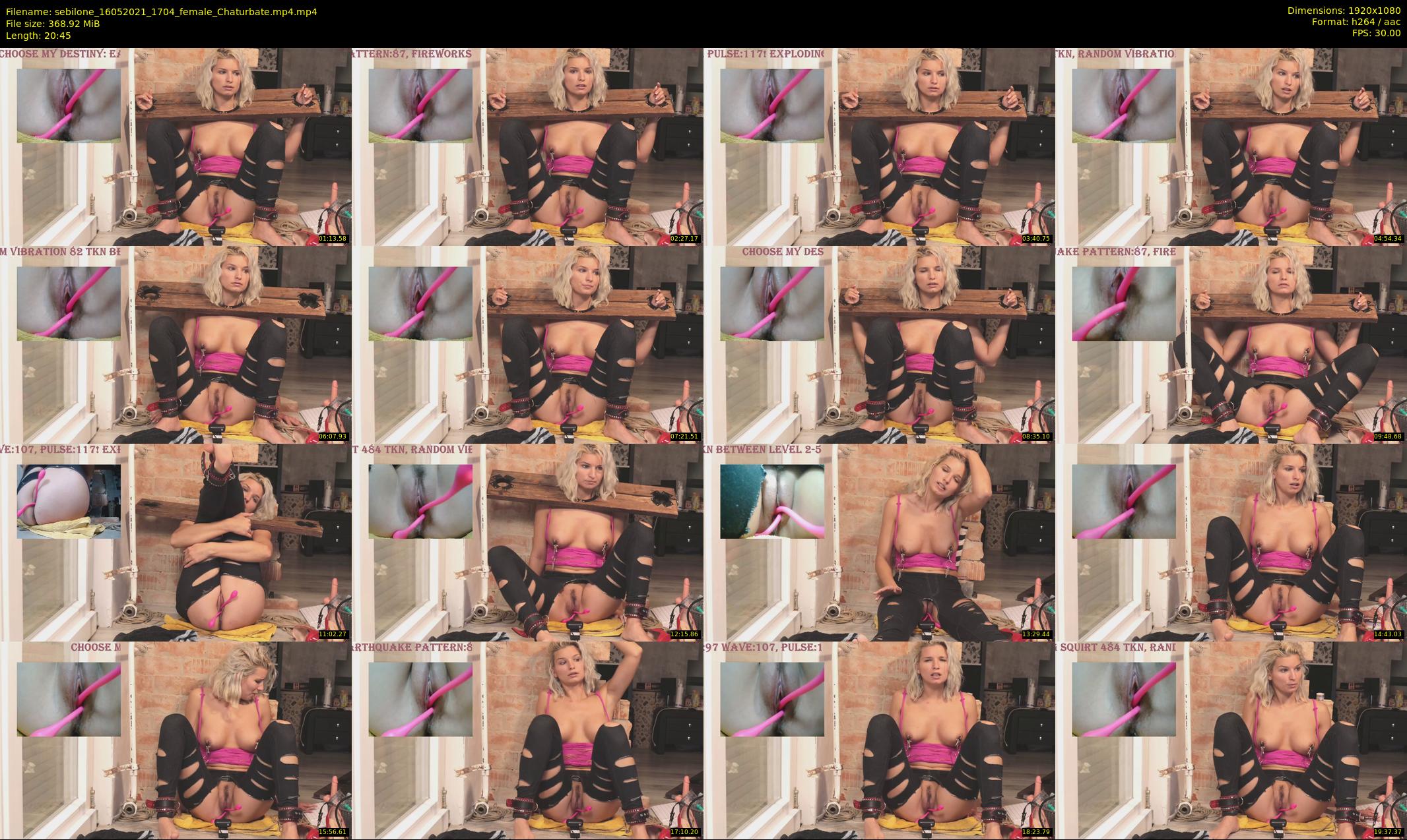 sebilone — 21 minute Chaturbate couple cam show recording, 1080p, May 16, 2021
