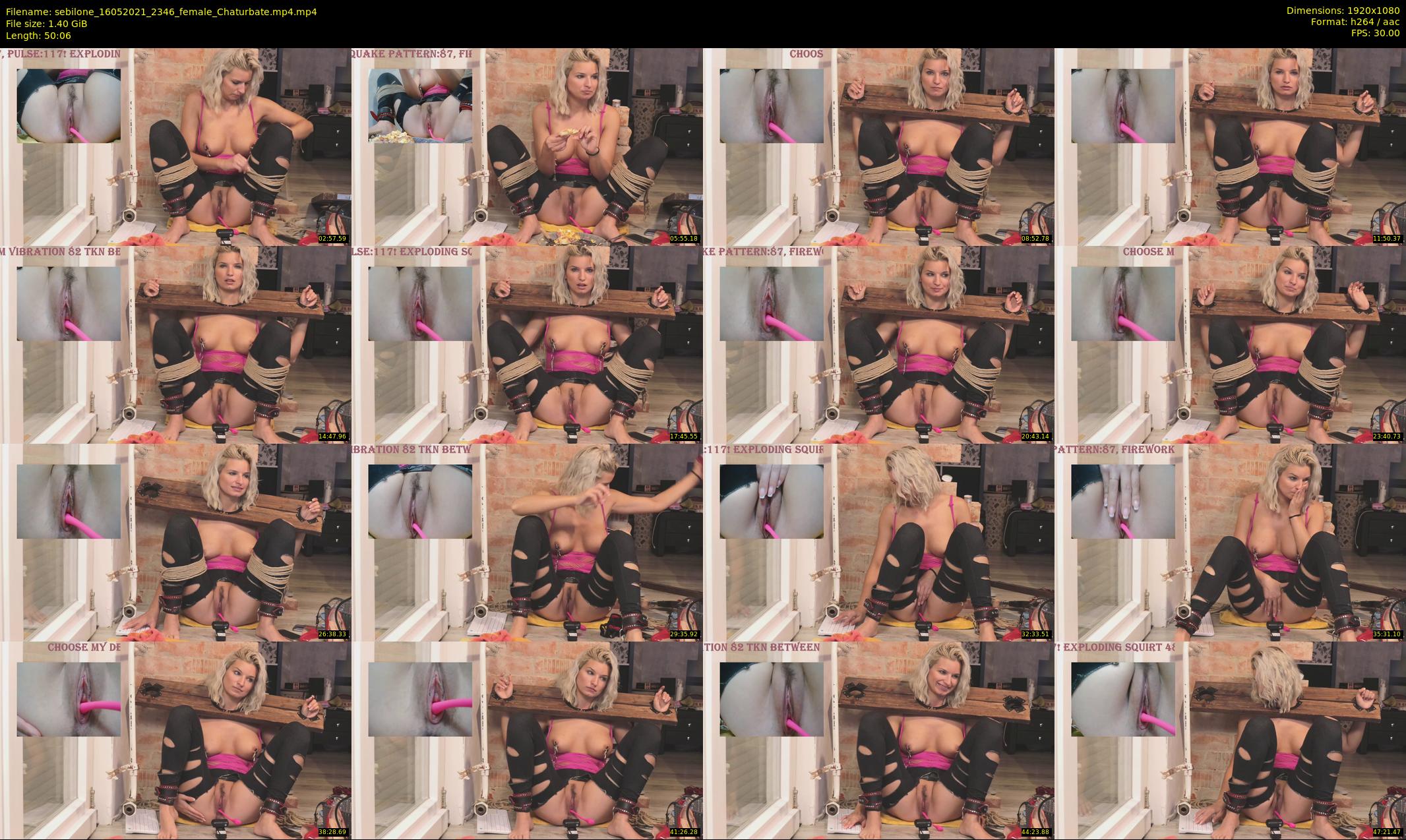 sebilone — 51 minute Chaturbate couple cam show recording, 1080p, May 16, 2021