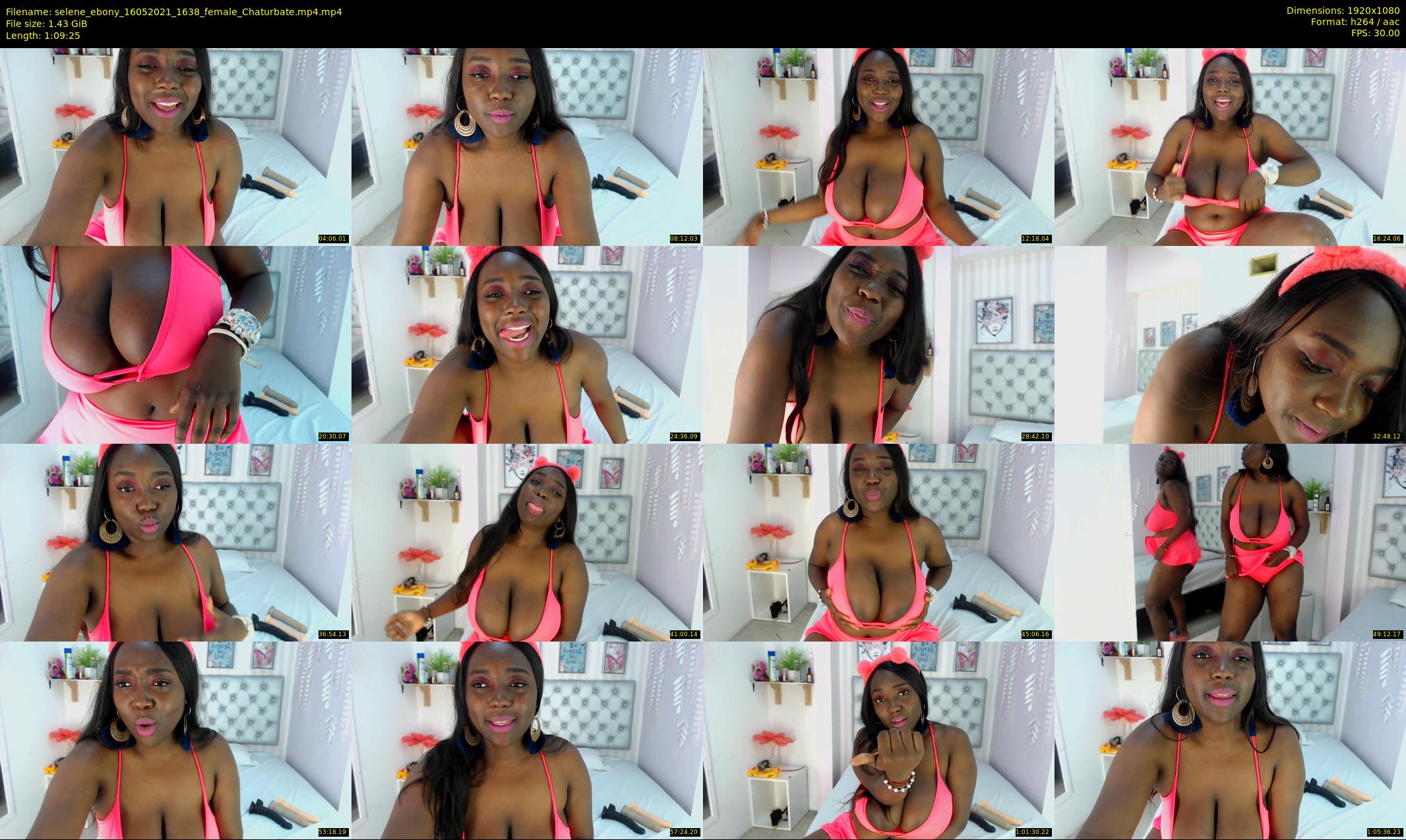 selene_ebony — 70 minute Chaturbate female cam show recording, 1080p, May 16, 2021
