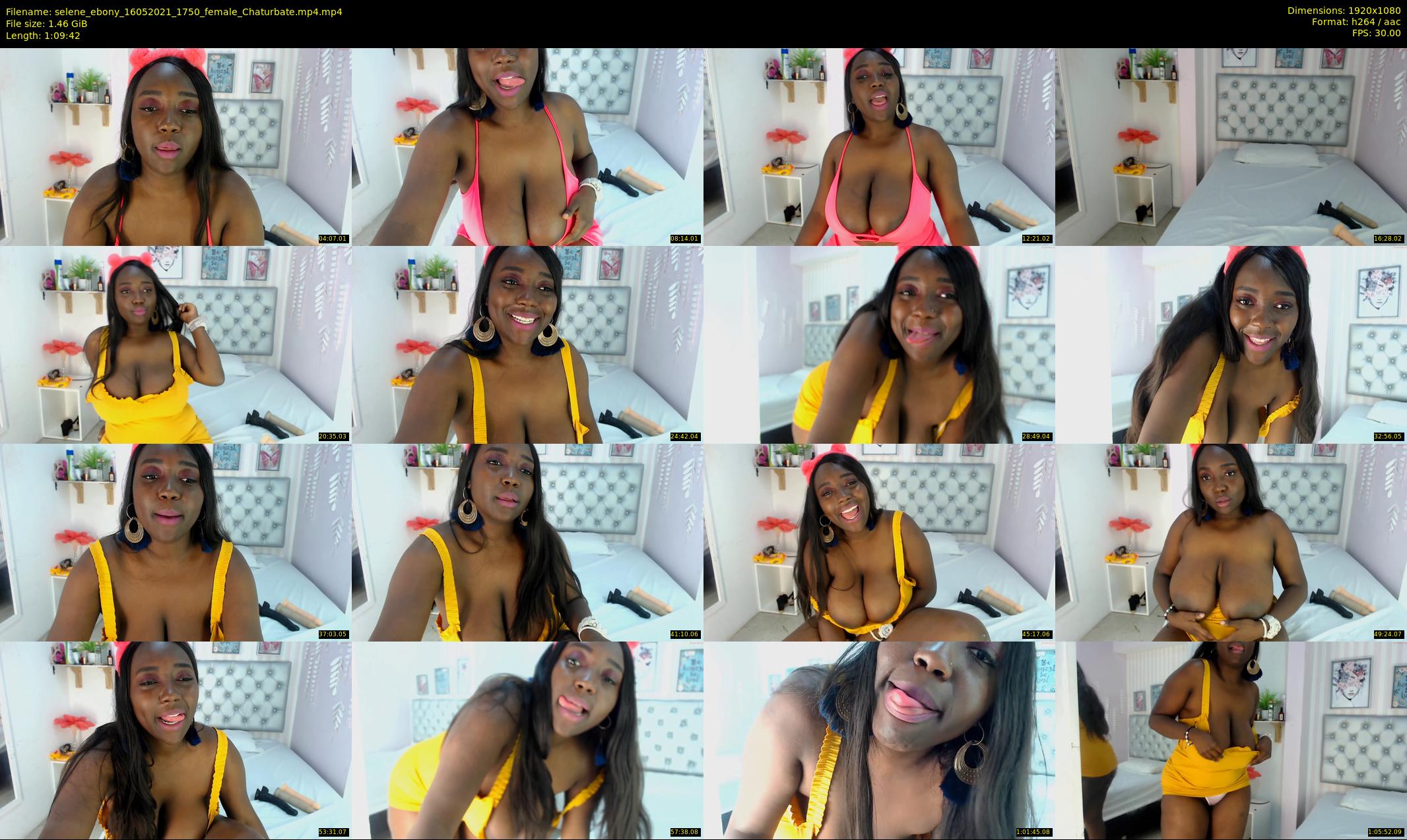 selene_ebony — 70 minute Chaturbate female cam show recording, 1080p, May 16, 2021