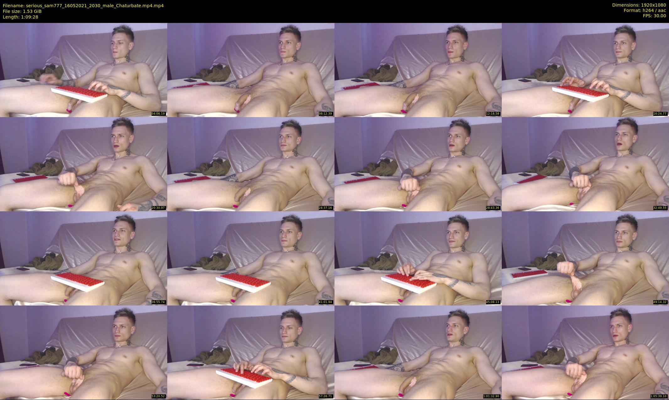 serious_sam777 — 70 minute Chaturbate male cam show recording, 1080p, May 16, 2021