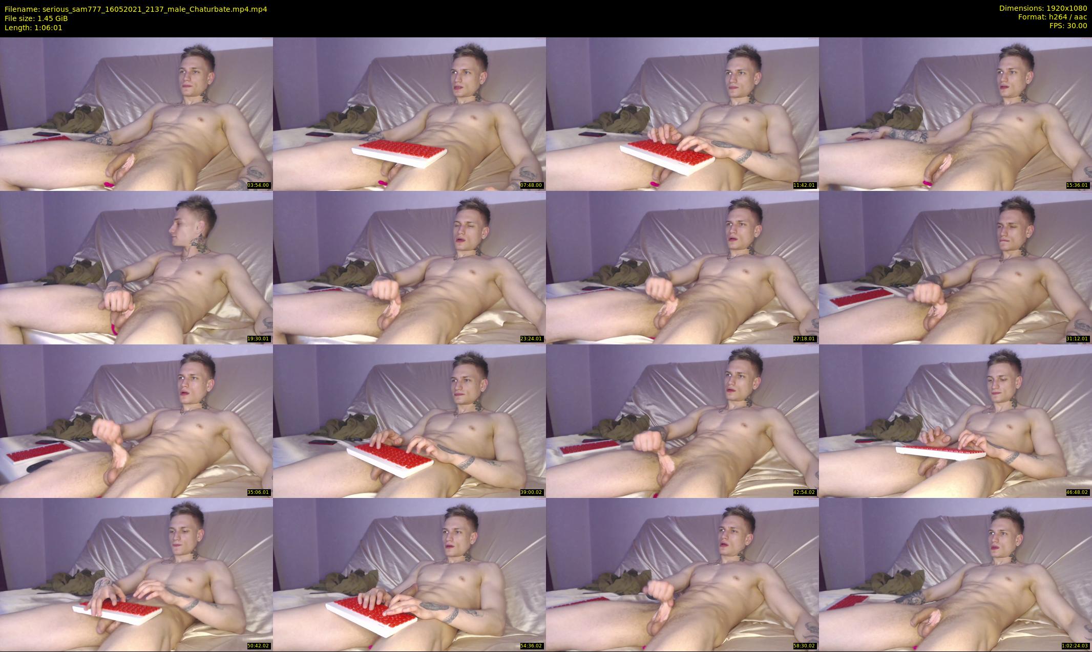 serious_sam777 — 67 minute Chaturbate male cam show recording, 1080p, May 16, 2021