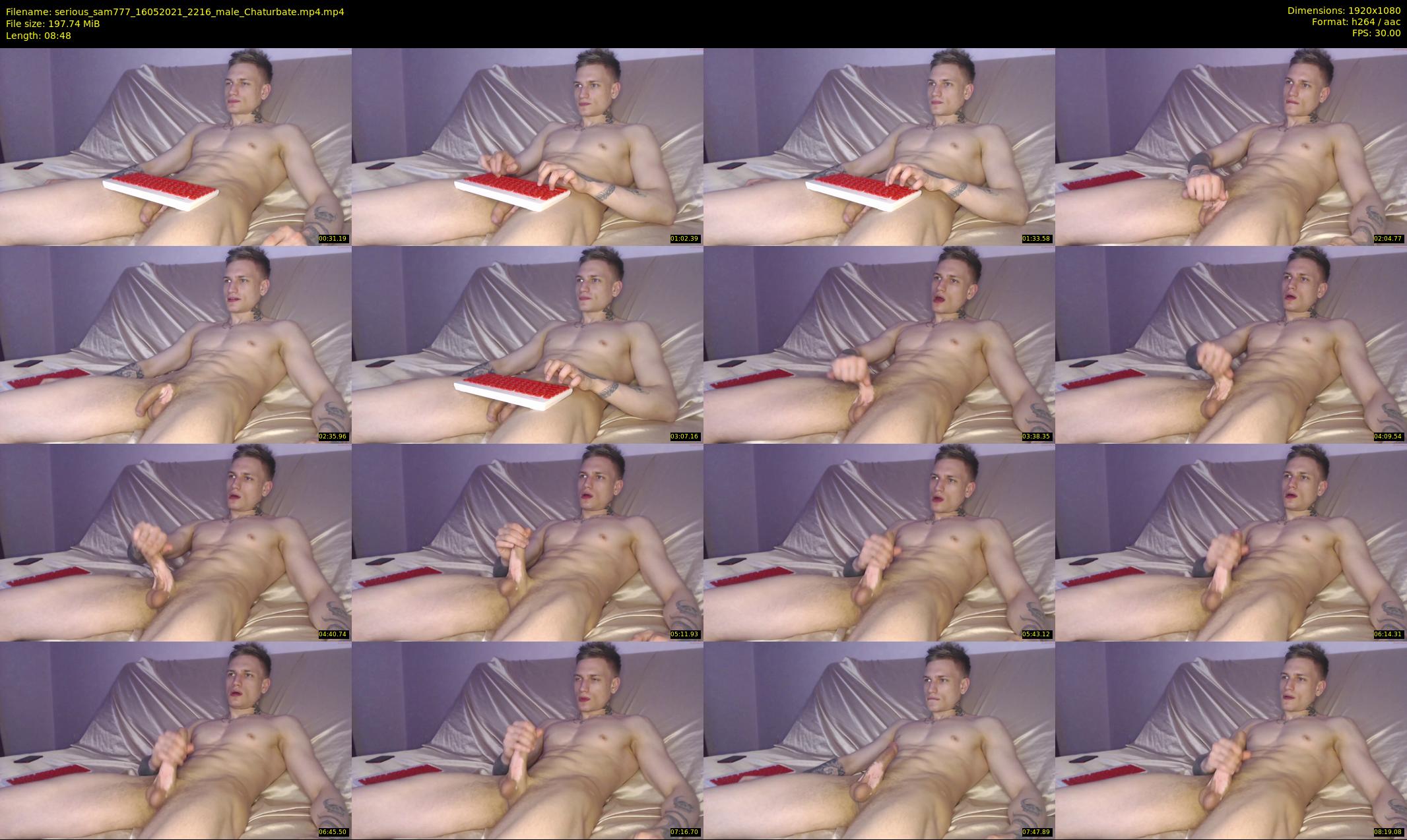 serious_sam777 — 9 minute Chaturbate male cam show recording, 1080p, May 16, 2021